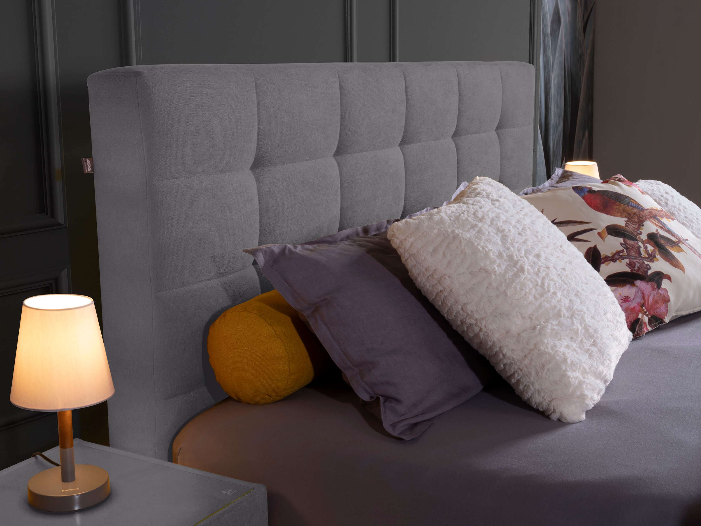 alina Boxspringbett »Dory« inklusive Matratze und Topper, mit Fußteil