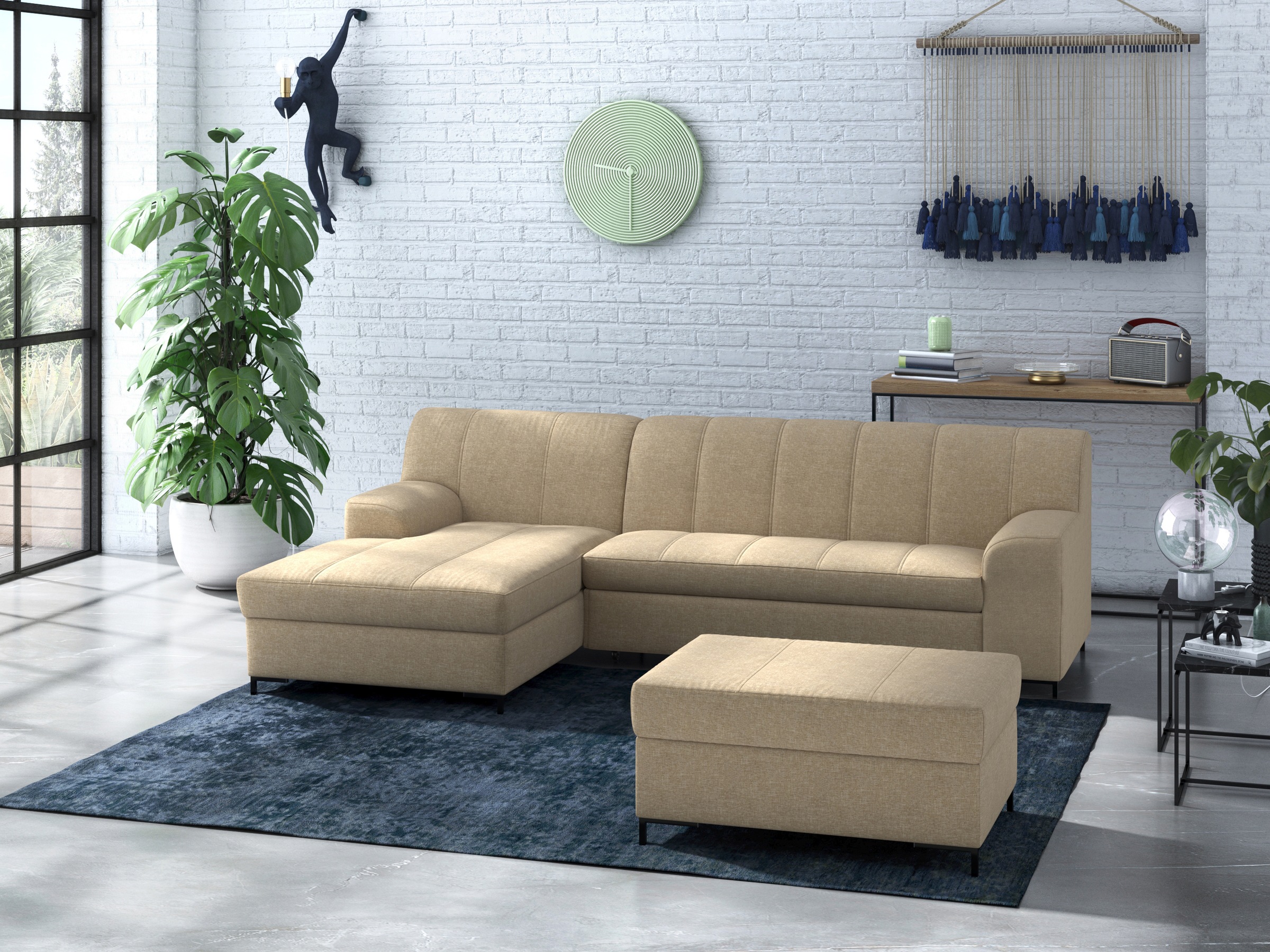 INOSIGN Polsterhocker »Balme«, passend zur Serie "Balme"