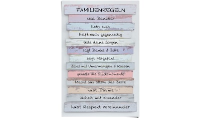Reinders! Poster »Familienregeln«, (1 St.) kaufen