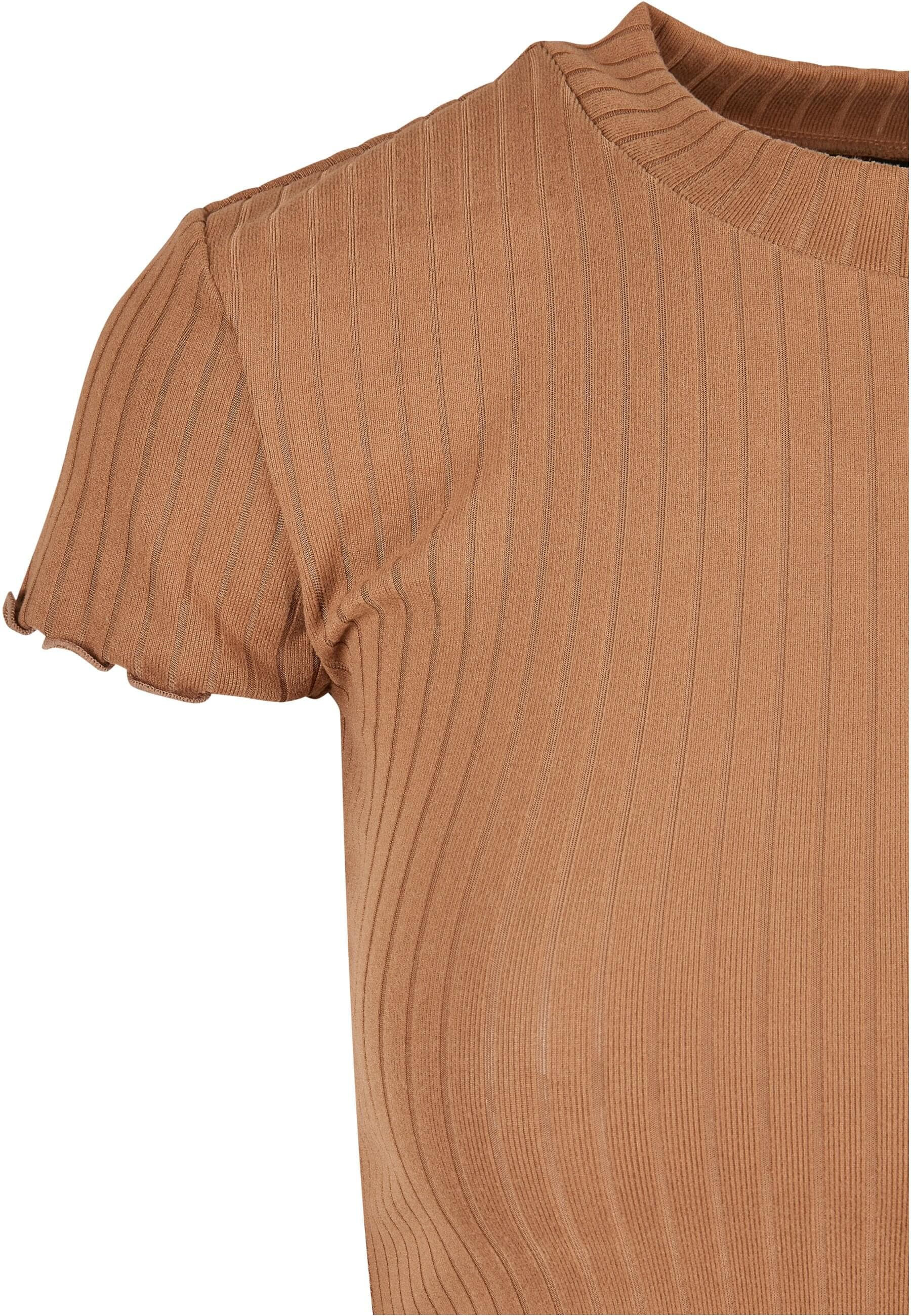 URBAN CLASSICS T-Shirt »Urban Classics Damen Ladies Short Rib Tee«