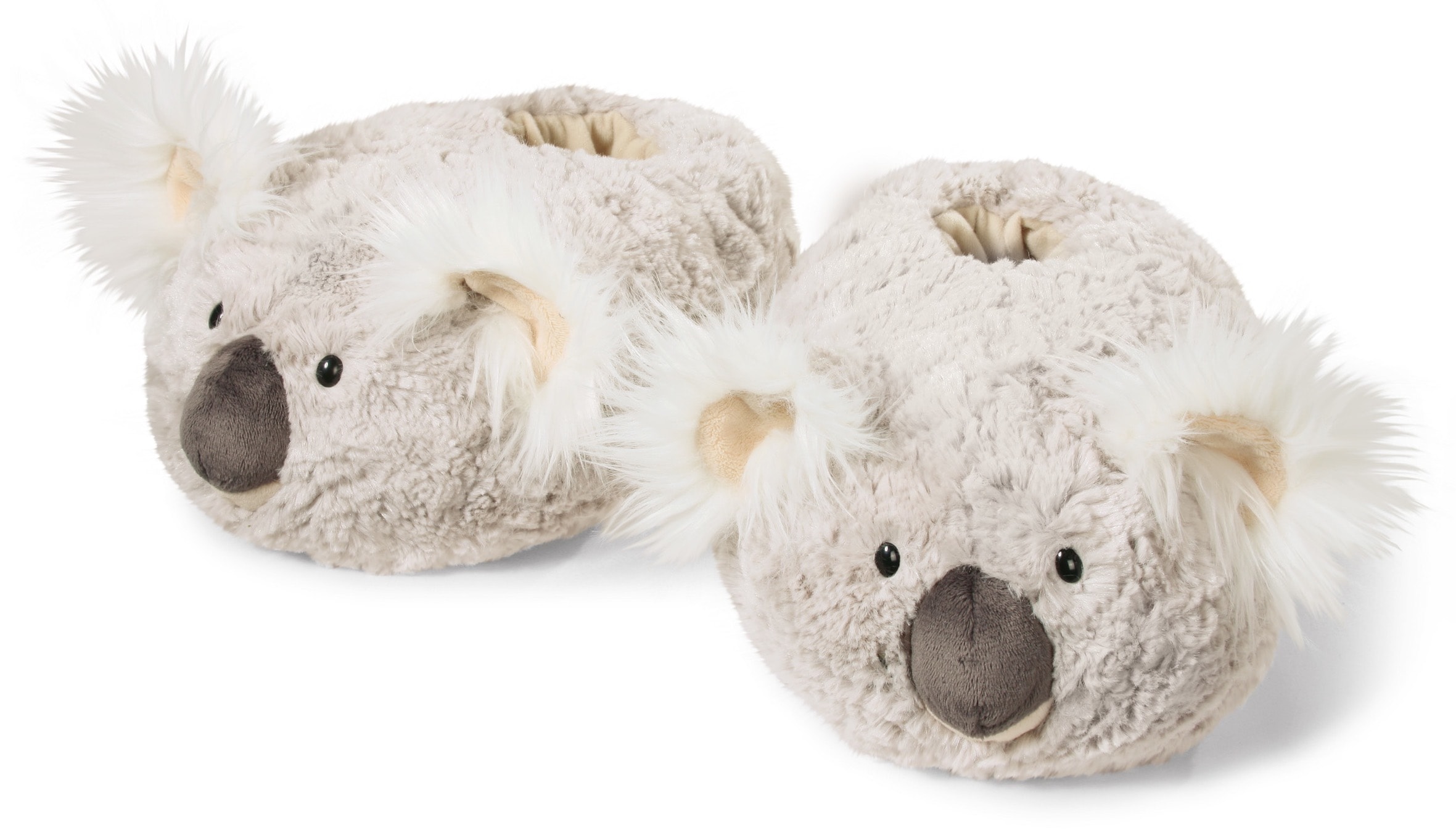 Nici Plüsch Hausschuhe "KOALA", Motiv Hausschuh mit flauschigen Ohren günstig online kaufen
