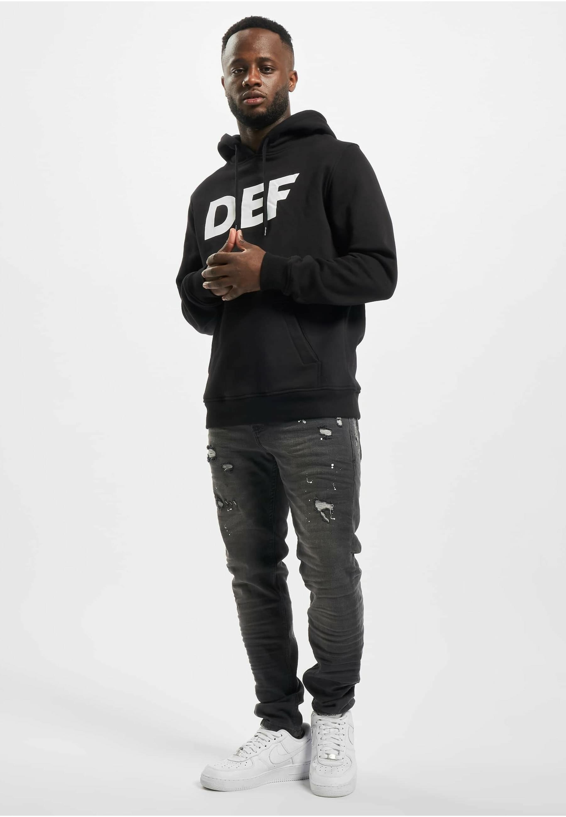 DEF Sweatshirt »DEF Herren Mitarbeiter Hoody«, (1 tlg.)