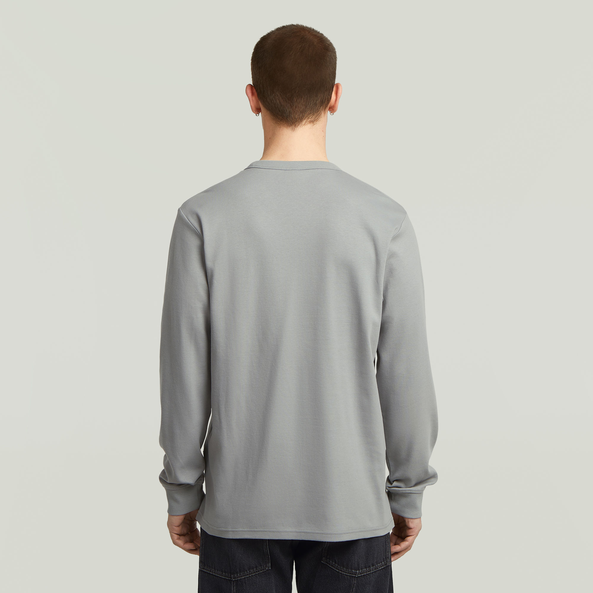 G-STAR Longsleeve "Nifous R" mit geripptem Einsatz vorne günstig online kaufen