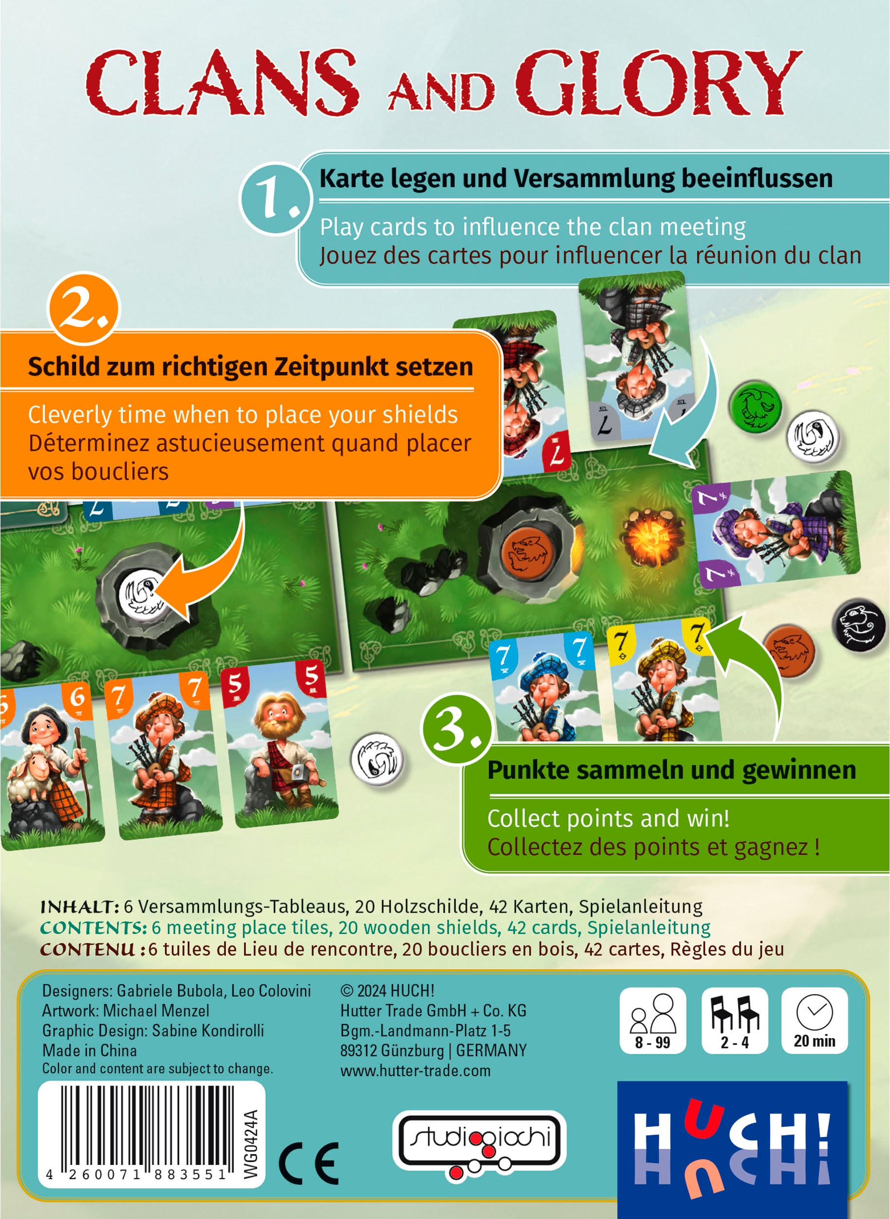 HUCH! Spiel »Clans and Glory«