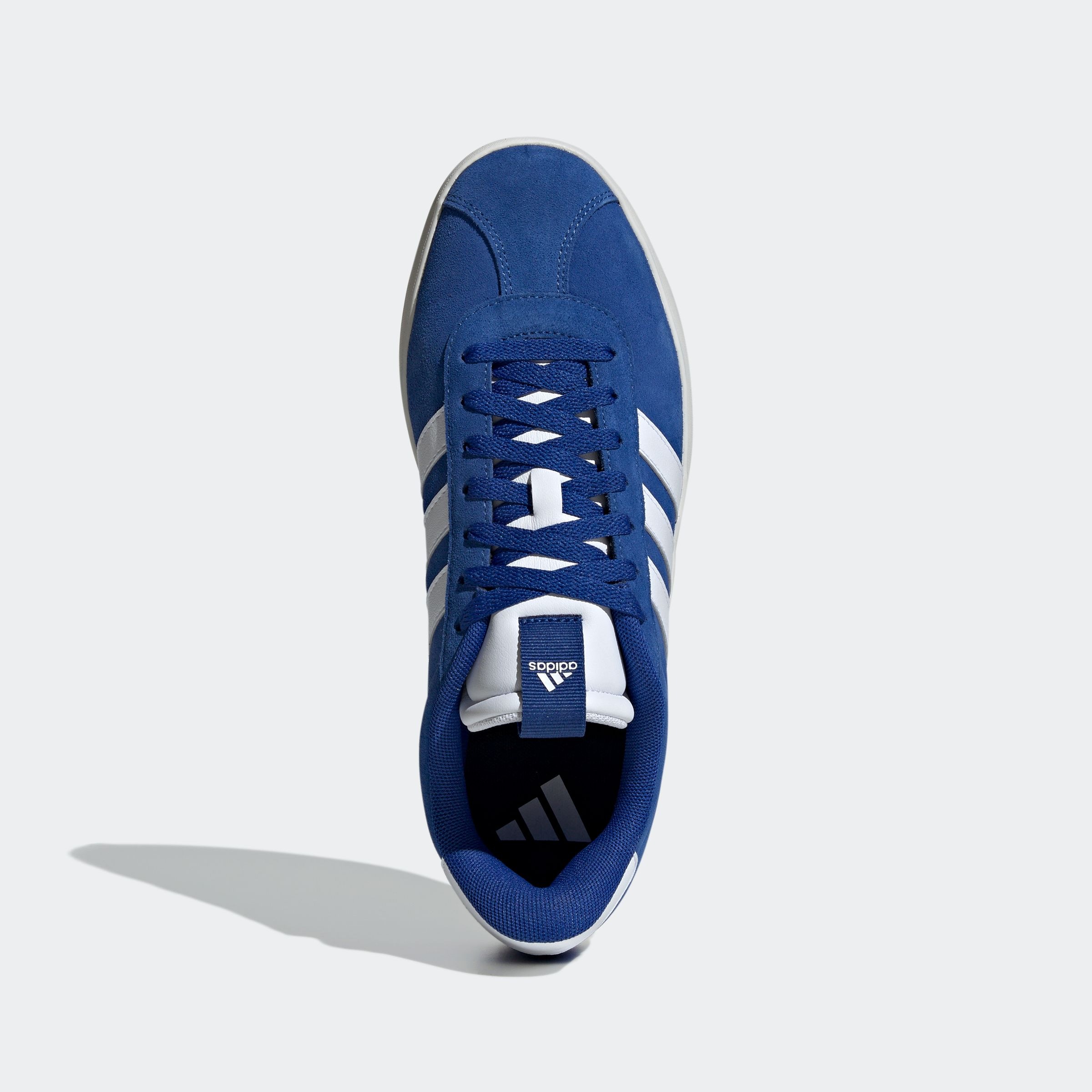 Sneaker ADIDAS SPORTSWEAR "VL COURT 3.0", Herren, Gr. 44,5, weiß (royal blau, cloud weiß, sanftes weiß), Leder, Synthetik, Schuhe Sneaker, inspiriert vom Design des adidas samba, Topseller 3