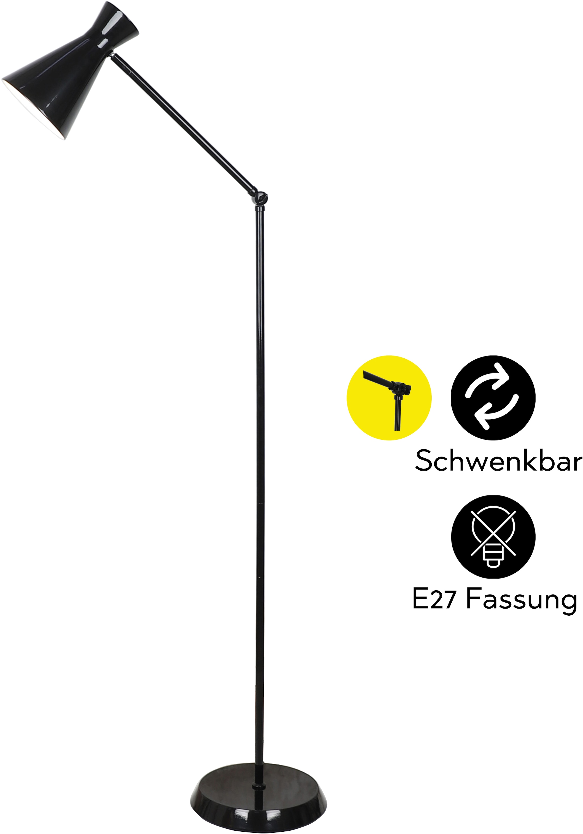 OTTO home Stehlampe »Renell« E27 1 Stk.