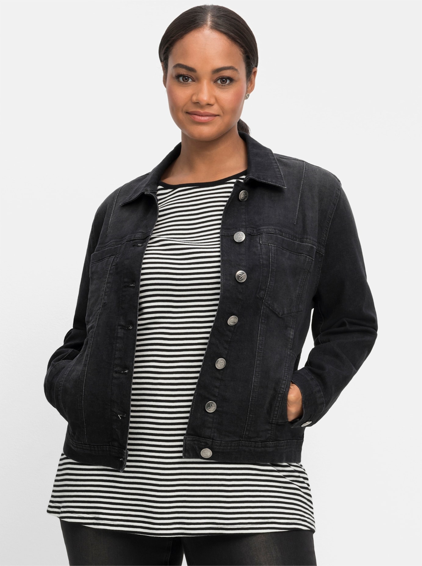Sheego Jeansjacke günstig online kaufen