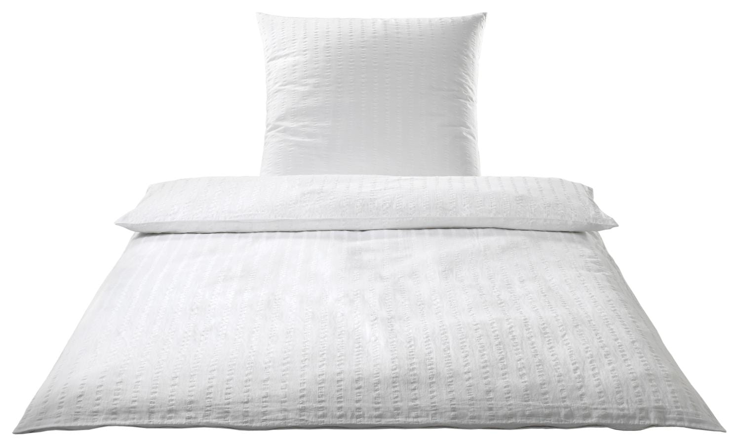Elegante Bettwäsche "Chelsea" 2 Stk. gewebter Seersucker günstig online kaufen