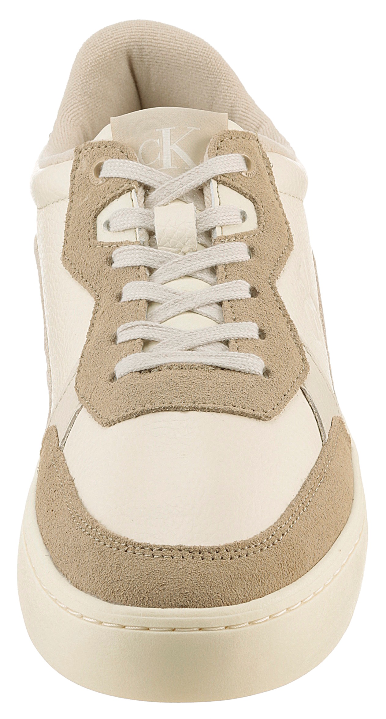 Calvin Klein Jeans Plateausneaker »CLASSIC CUPSOLE MG WMM«, Freizeitschuh, Halbschuh, Schnürschuh mit seitlichem CK-Logo