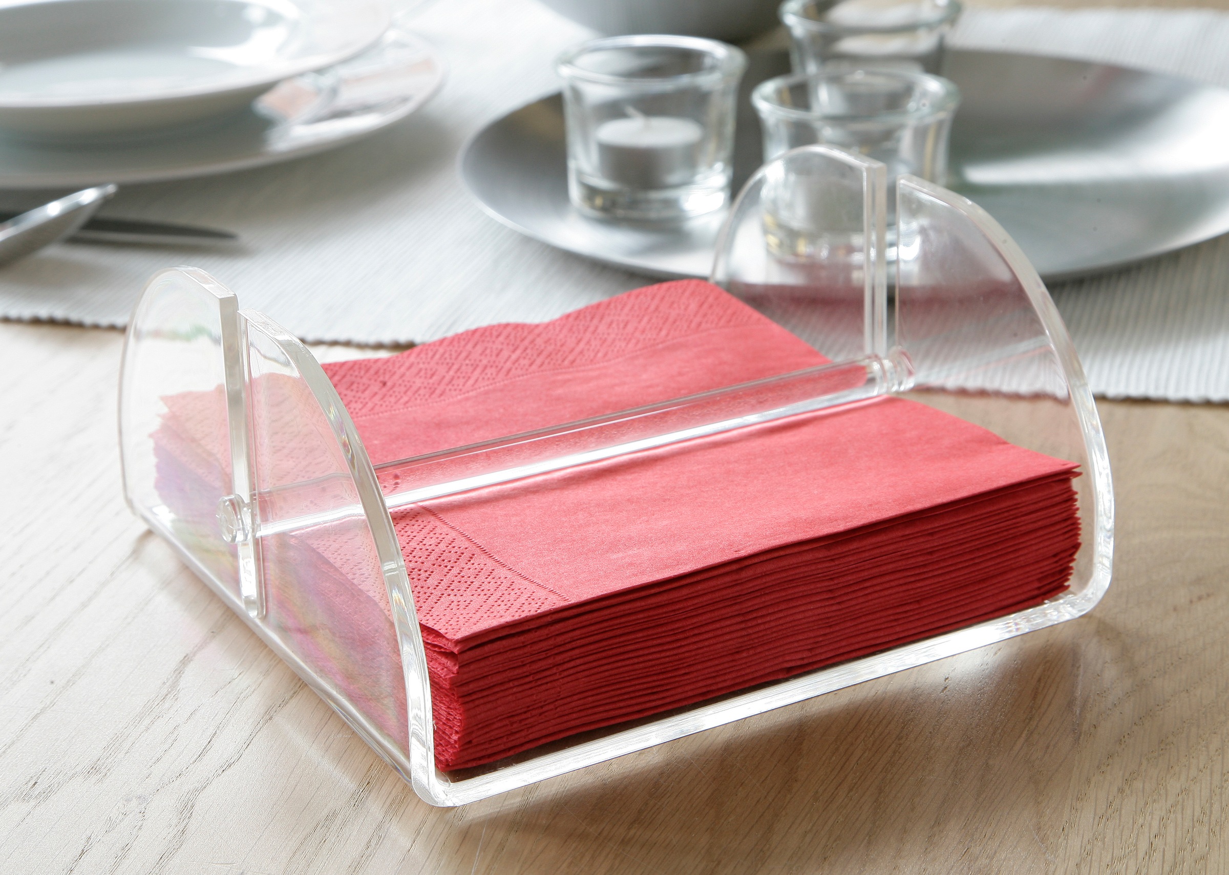 Ruco Serviettenhalter "Acryl-Halter" Serviettenspender, modern, Made in Ger günstig online kaufen