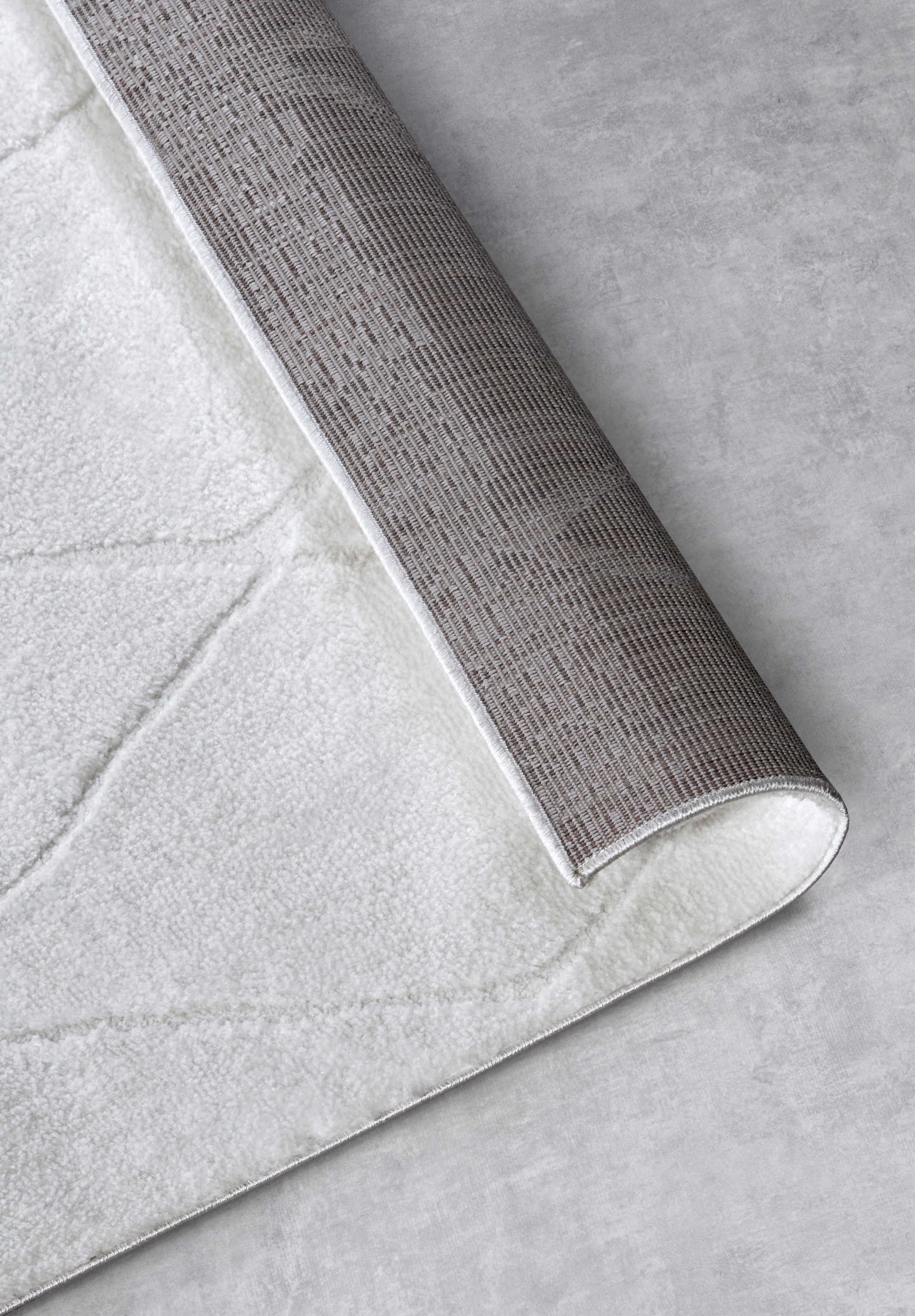 ELLE DECORATION Designteppich »Perrotin«, rechteckig, 18 mm Höhe, Läufer, Shaggy, flauschig, weich, Langflor, modern, Hoch Tief Effekt