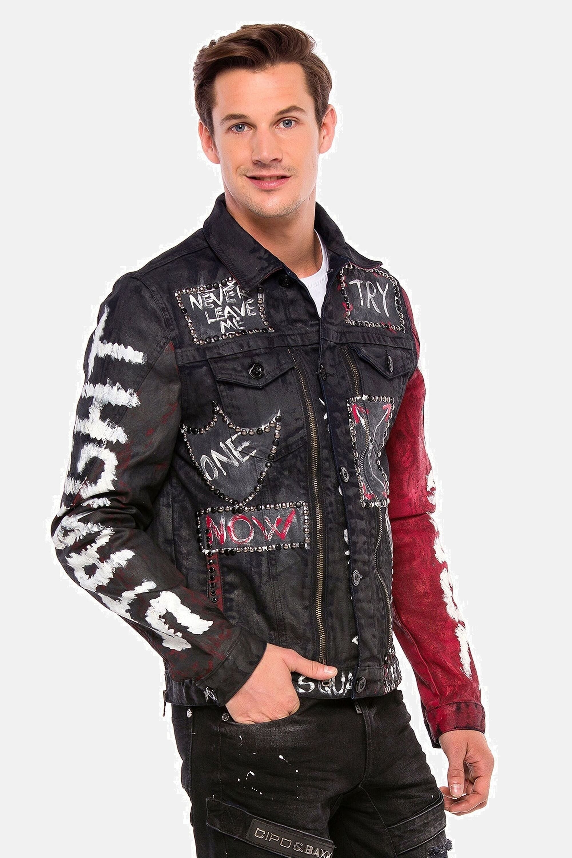 Jeansjacke »Jacke«, ohne Kapuze, mit Knopfleiste, CJ248