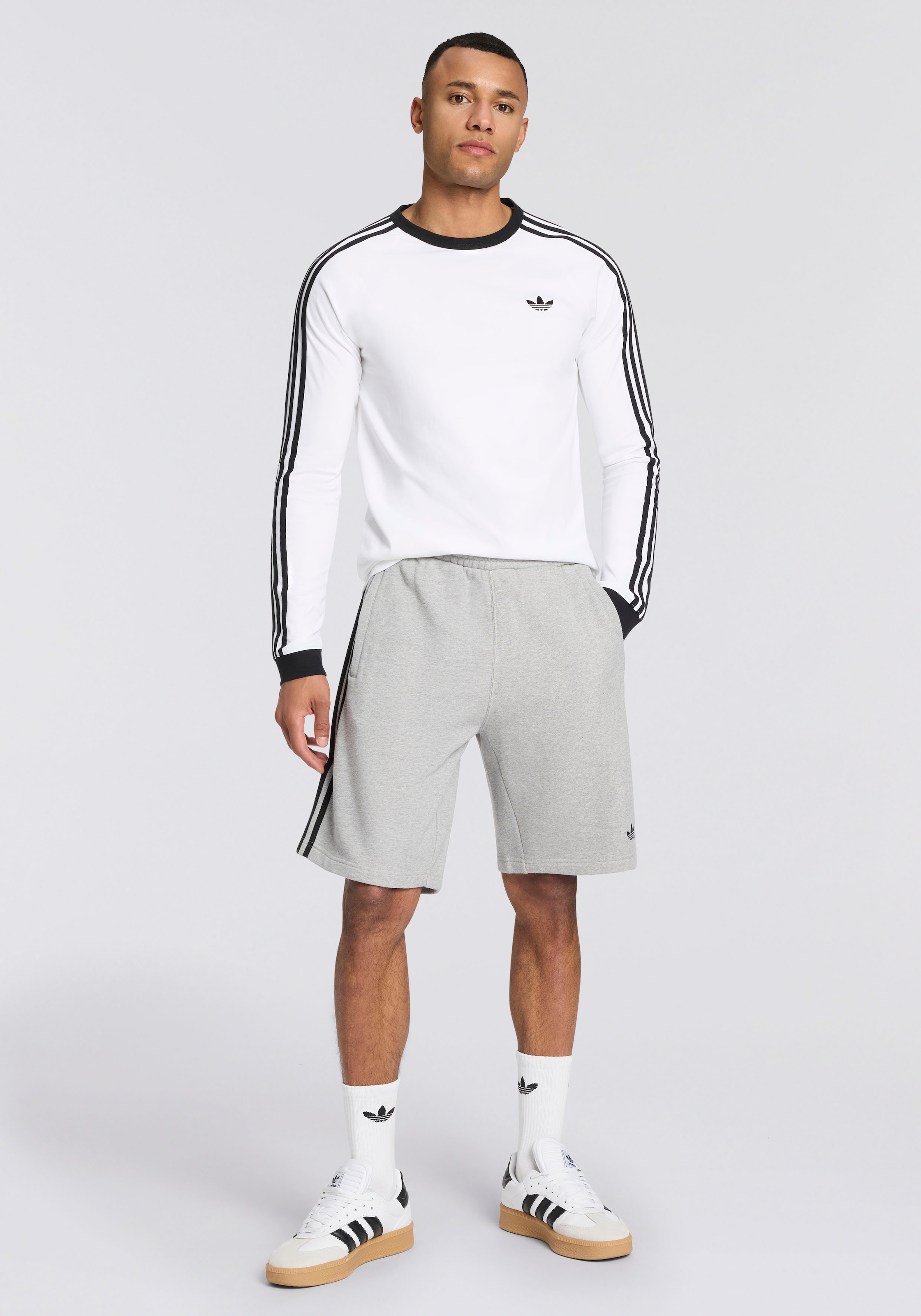 adidas Originals Shorts »3S SHO«  sportlicher Stil, für Straße und Zuhause, aus weichem French Terry
