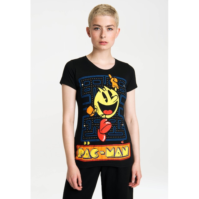 LOGOSHIRT T-Shirt »Pac-Man - Jumping«, mit tollem Pac-Man-Print kaufen |  BAUR