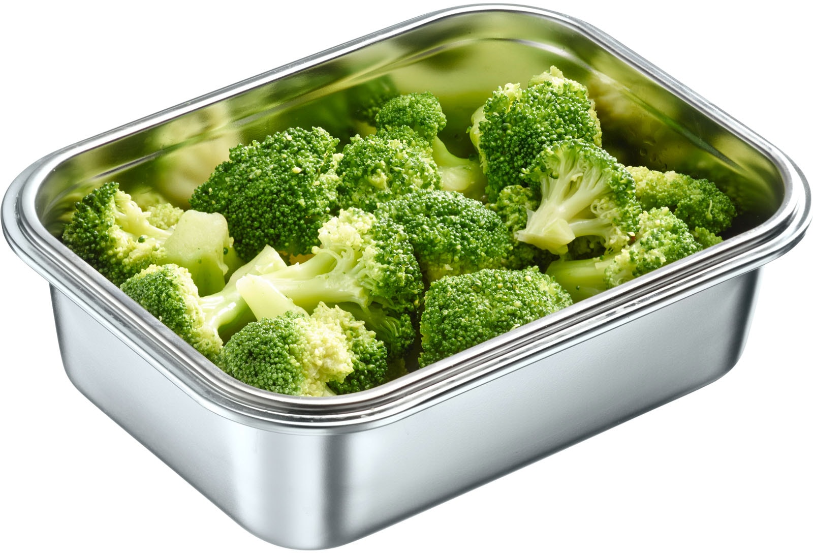 WESTMARK Lunchbox »Edelstahl Lunch Box/ Frischhaltedose, 1300 ml«, (1 tlg.), auslaufsichere Brotdose – mikrowellen- & ofenfest