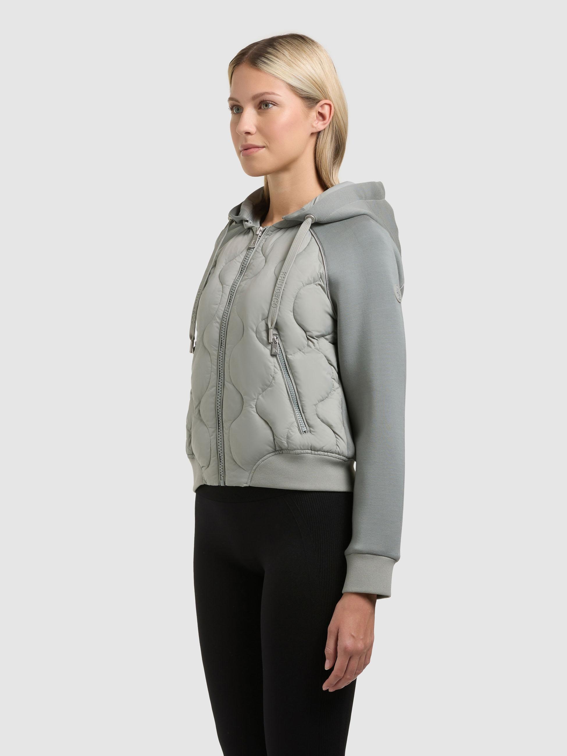 khujo Funktionsjacke "Malaya" 1 Stk. tlg. mit Kapuze Gesteppte Bomberjacke günstig online kaufen