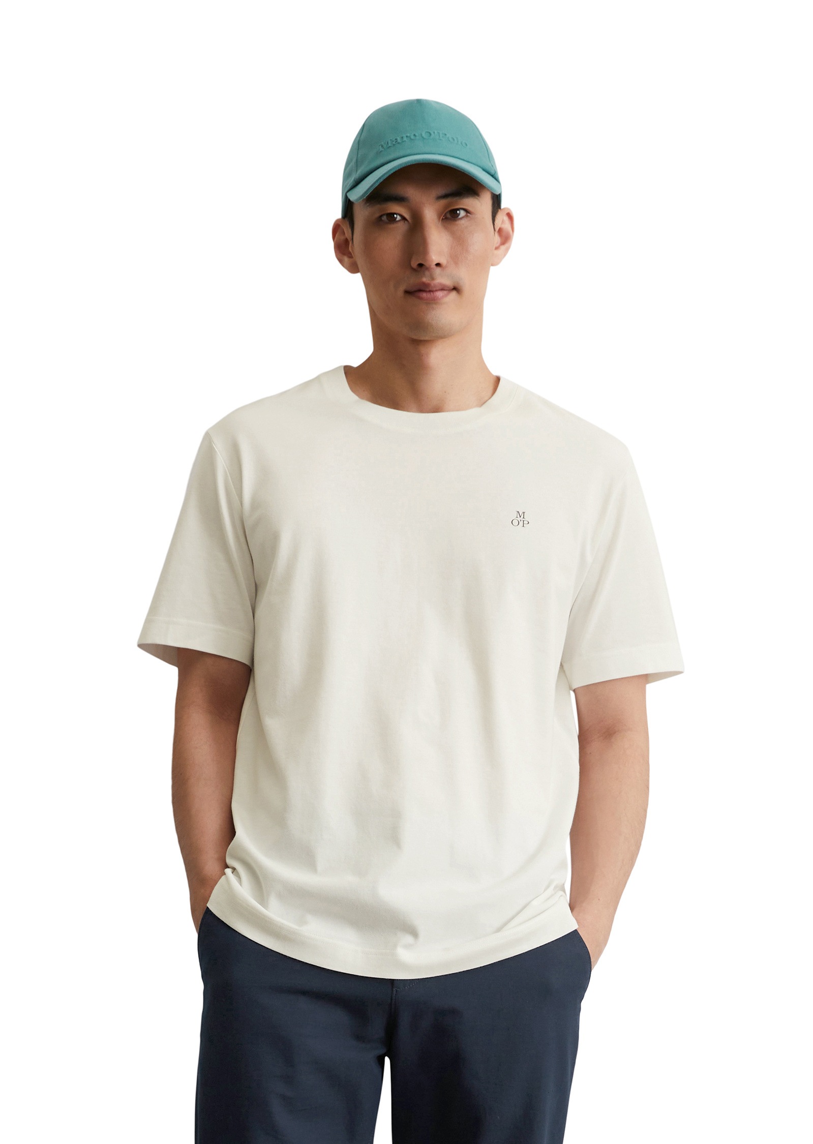 Marc OPolo T-Shirt "aus reiner Bio-Baumwolle" günstig online kaufen