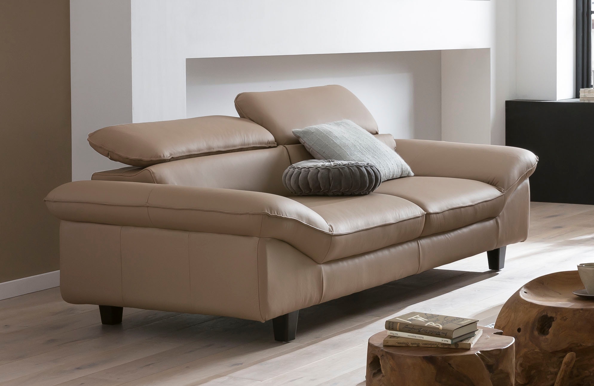 Home affaire 2-Sitzer "Pilot", Big-Sofa mit Kopfteilverstellung günstig online kaufen