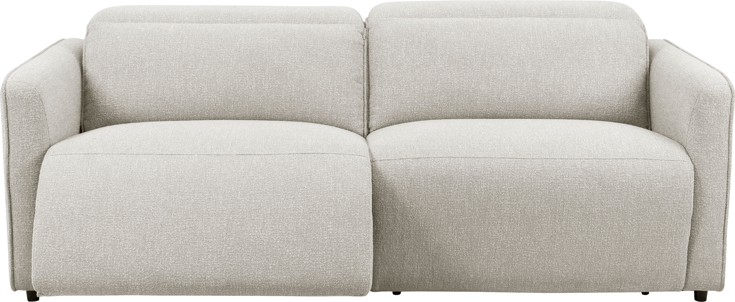 INOSIGN 2-Sitzer »KYLLY, XXL (208 cm) elektrische Relax- und Liegefunktion in 2 Sitzen«, Mega-Sofa, Kopfteilverstellung, USB A/ C, Federkern, Feinstruktur