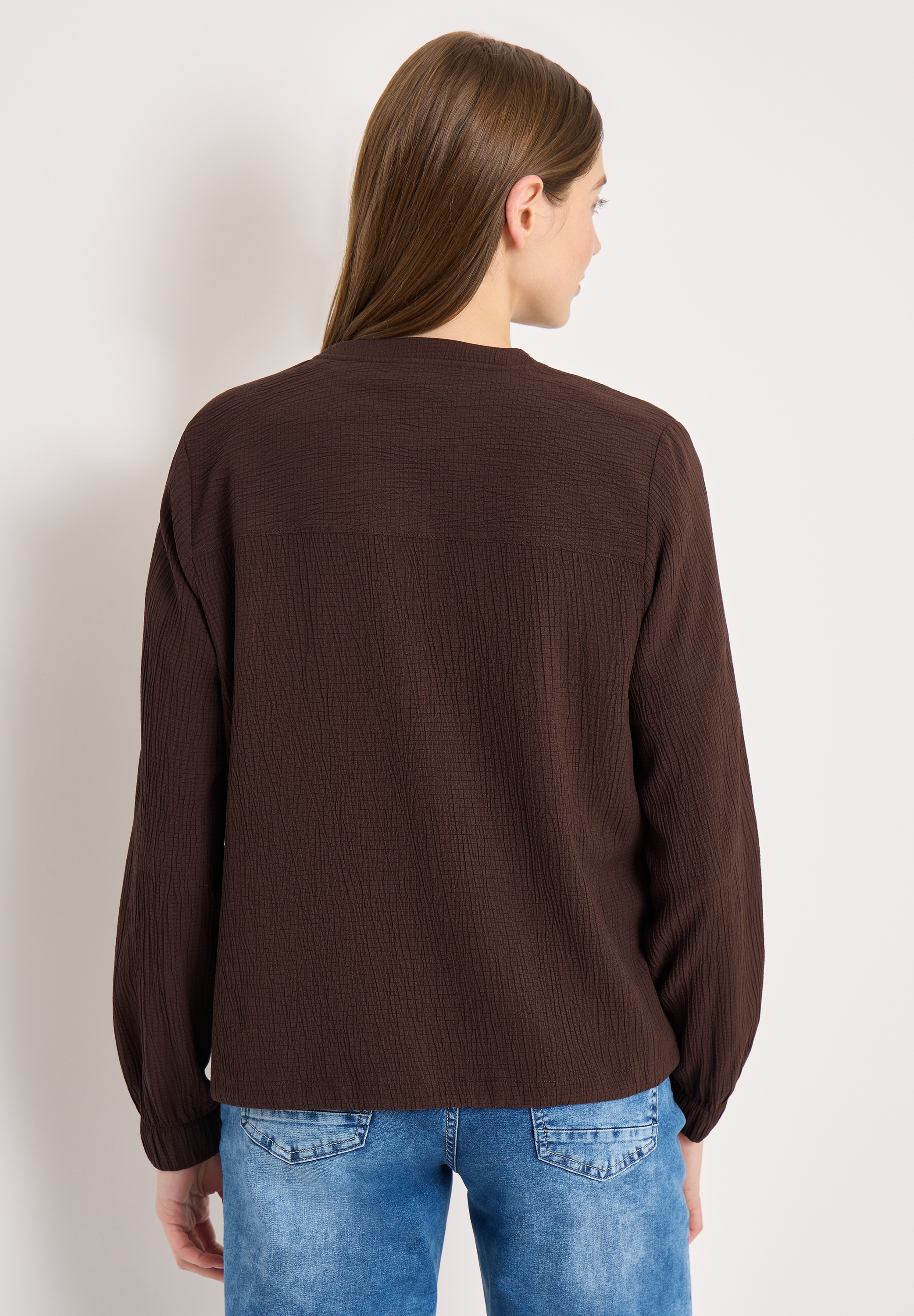 Cecil Langarmbluse Rundhalsausschnitt