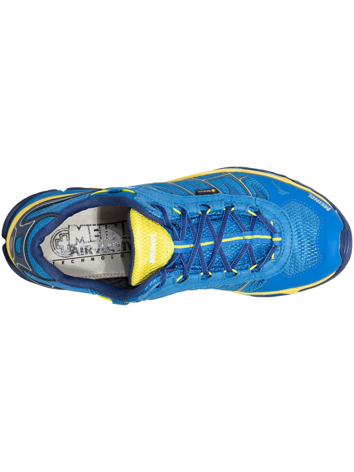 Meindl Wanderschuh »Meindl Finale GTX blau/gelb«, GORE-TEX® – Winddicht, wasserdicht und atmungsaktiv