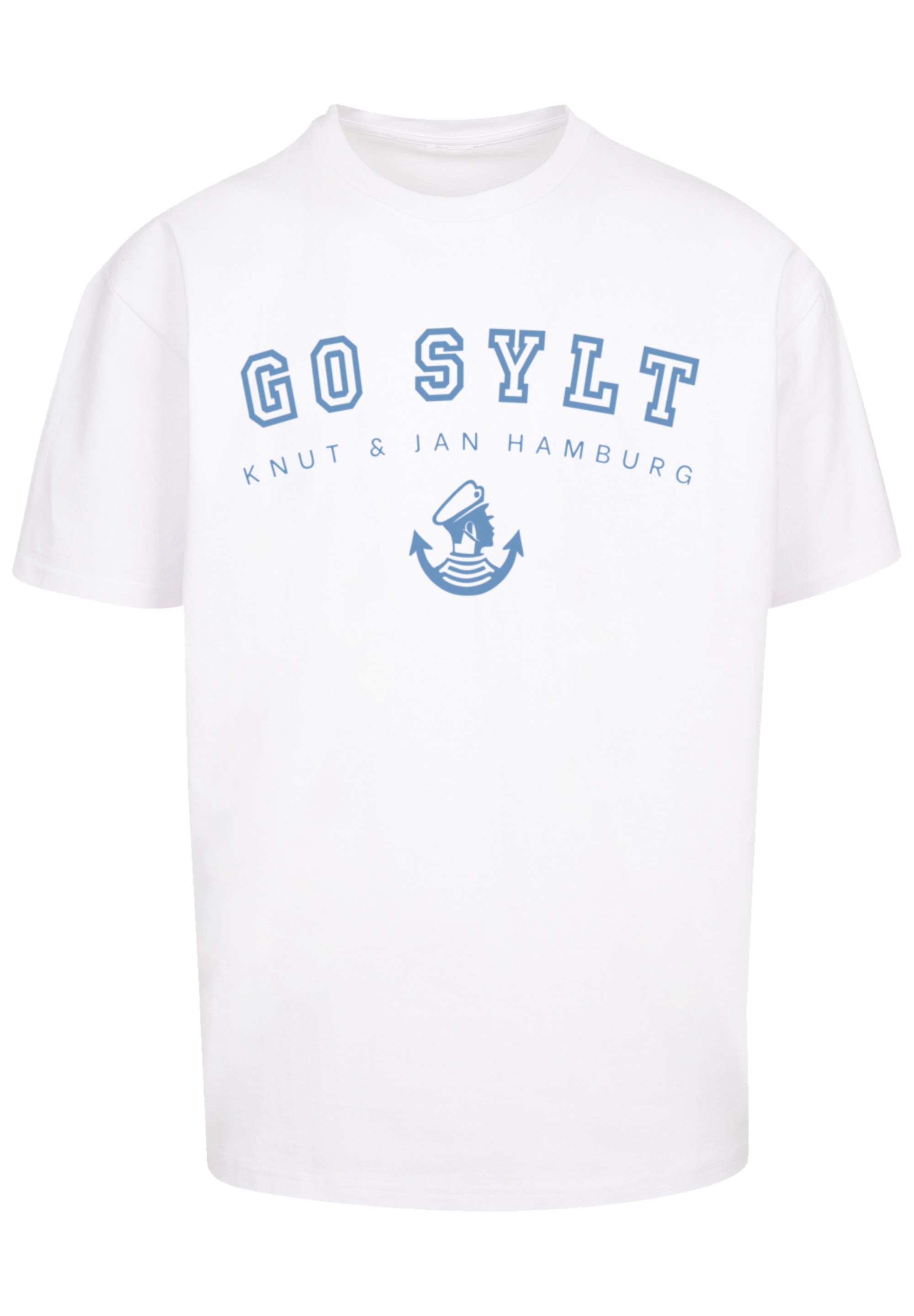 F4NT4STIC T-Shirt »Go Sylt Knut & Jan Hamburg«, Print