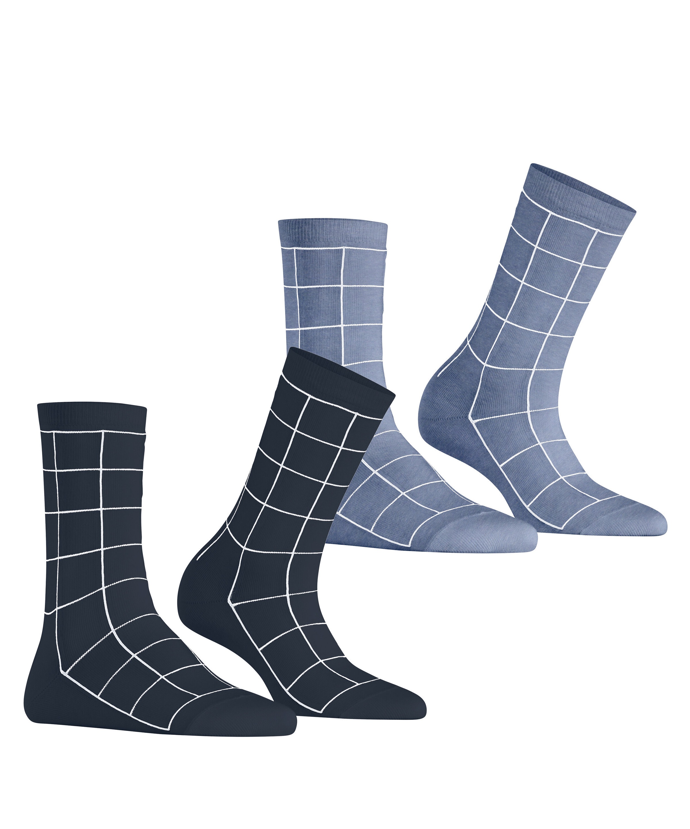 Esprit Socken »Sketched Grid 2-Pack« 2 Stk. tlg.