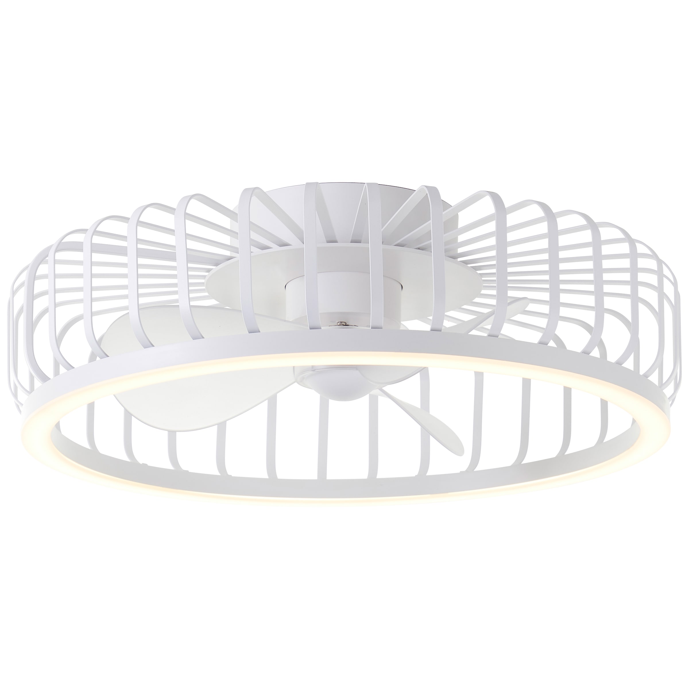 Brilliant LED Deckenleuchte »Capo« LED-Modul 1 Stk. warmweiß - kaltweiß LED-Ventilator, Ø 48 cm, 4200 lm, dimmbar, CCT