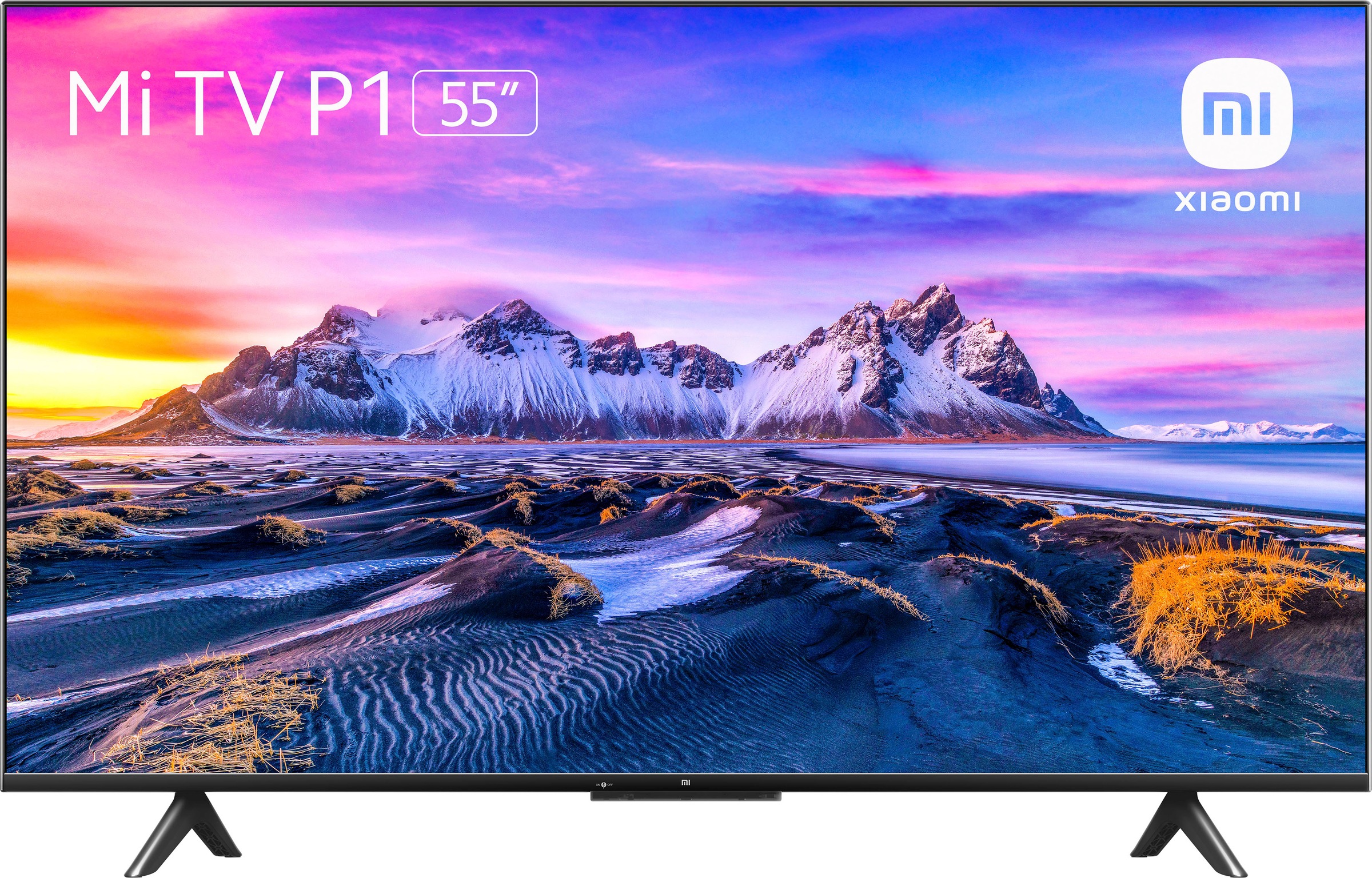 Xiaomi LED-Fernseher »L55M6-6AEU«, 138 cm/55 Zoll, 4K Ultra HD, Smart-TV-Android TV, Dolby Vision®, HDR10+, Xiaomi P1 55 Zoll TV