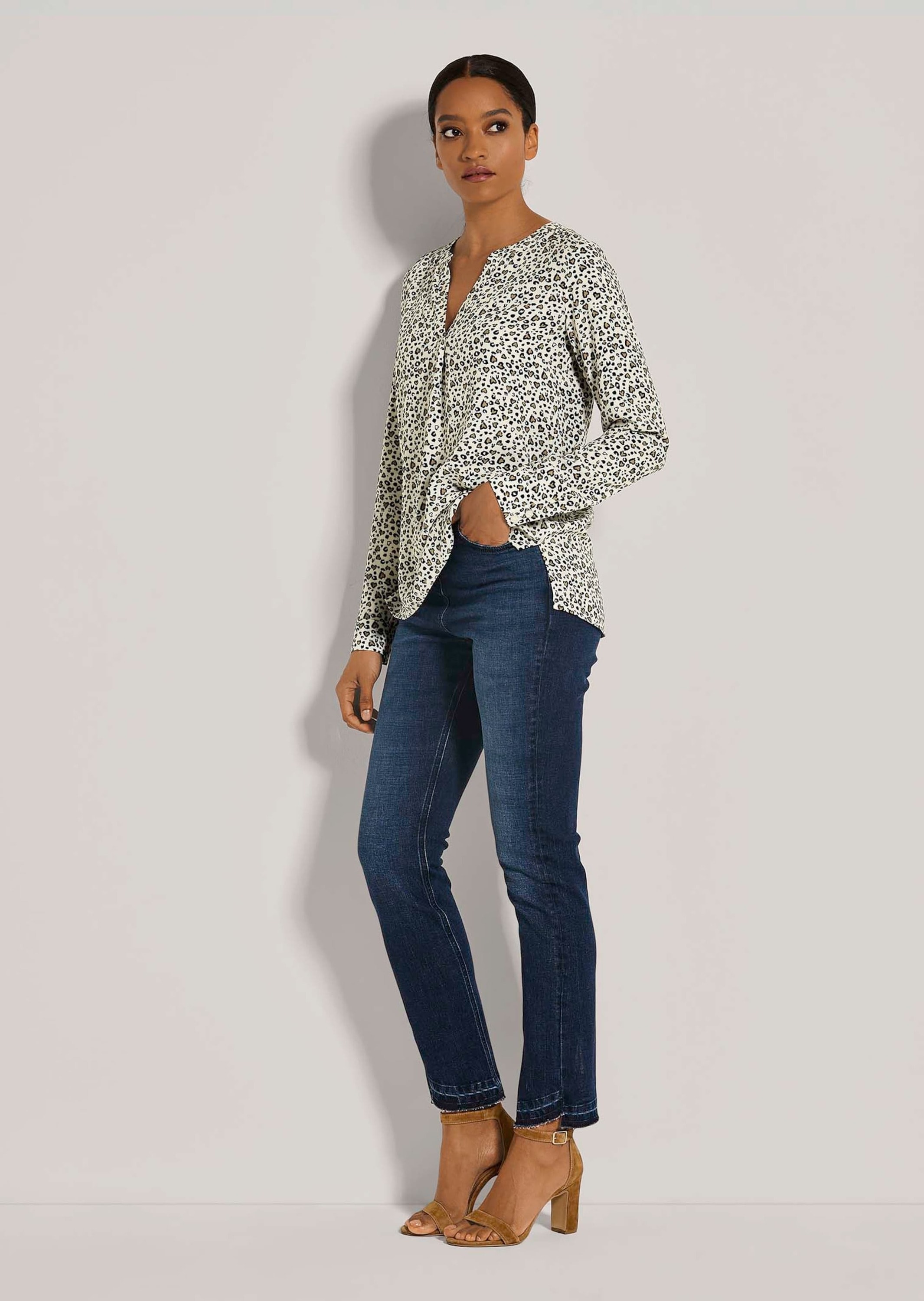 MADELEINE Langarmbluse »Bluse Lange Bluse zum Schlüpfen«