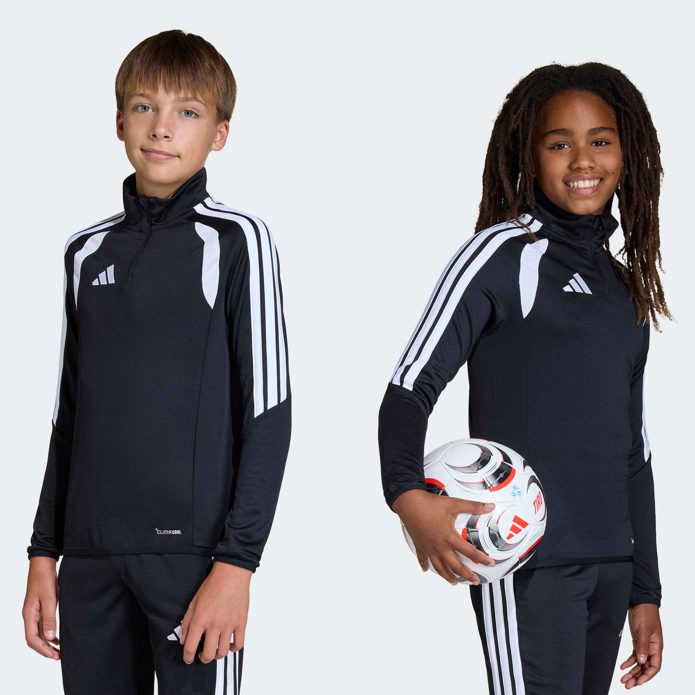 adidas Performance Trainingsshirt "TIRO26 LEAGUE KIDS TRAININGSOBERTEIL" mit Reißverschluss, atmungsaktiv, schnell trocknend