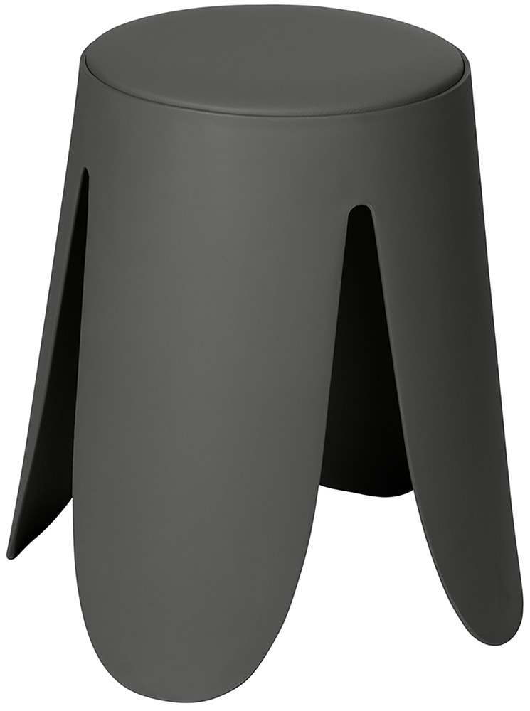 Dusch- und Badhocker WENKO, B:44,5cm H:46cm T:44,5cm, grau, Duschhocker, "Comiso", belastbar bis 180 kg, mit rutschsicheren Füßen