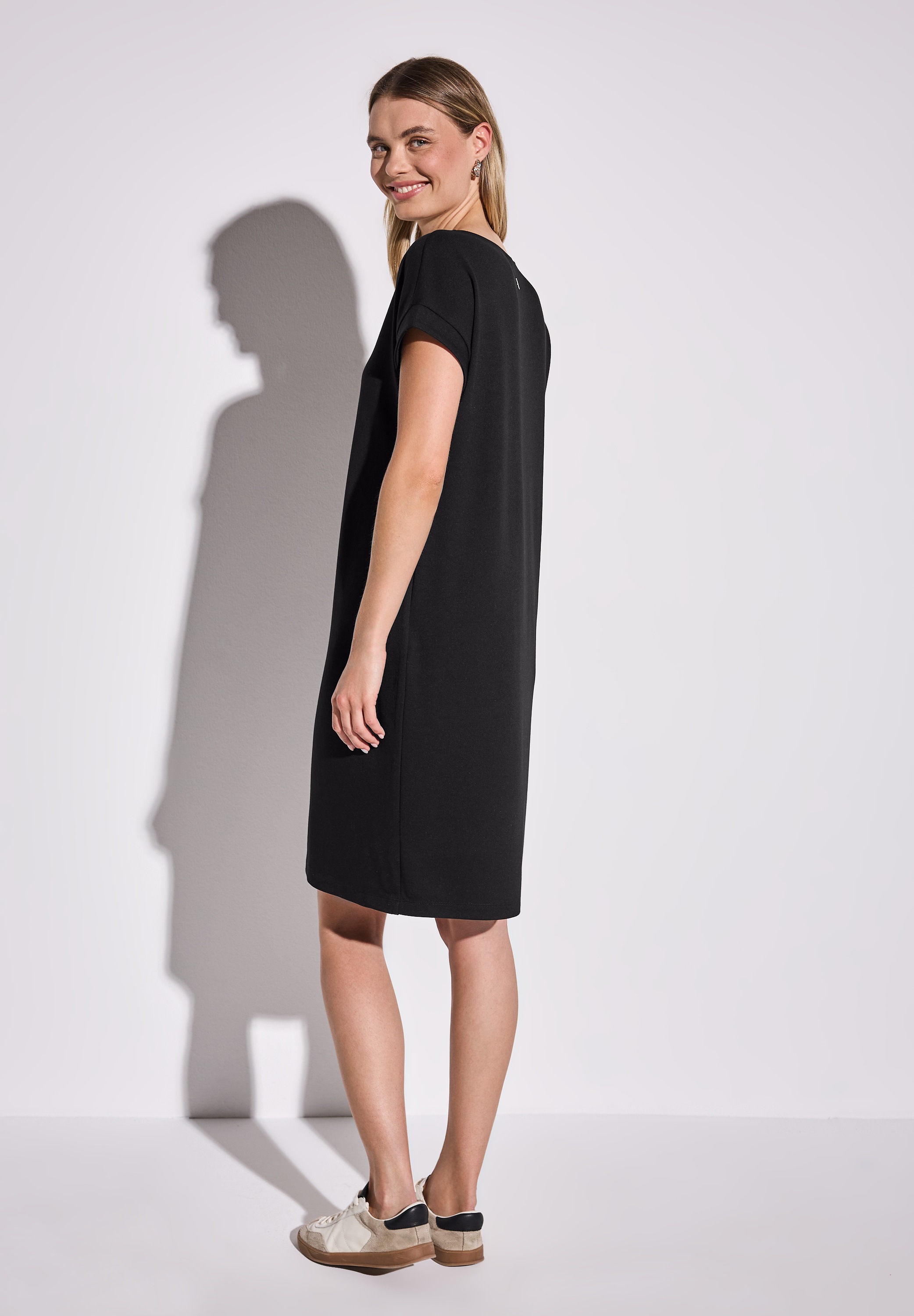 STREET ONE Jerseykleid Ohne Taschen knielang günstig online kaufen