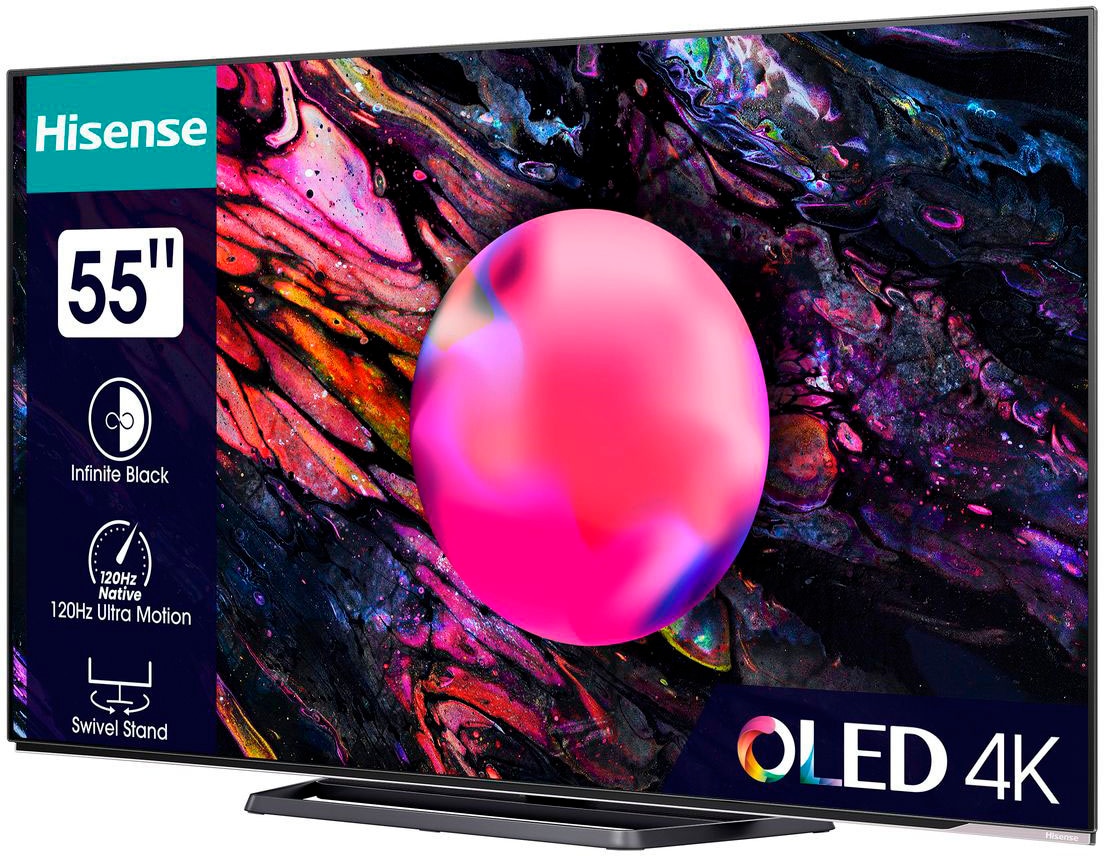 Hisense LED-Fernseher BAUR cm/55 Zoll, Ultra »55A85K«, 139 Smart-TV HD, | 4K
