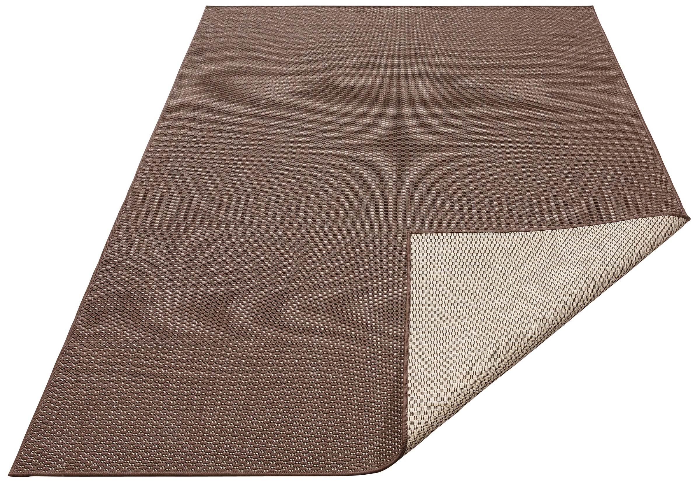 my home Teppich "Rhodos, In-und Outdoor geeignet" rechteckig 3 mm Höhe Sisa günstig online kaufen