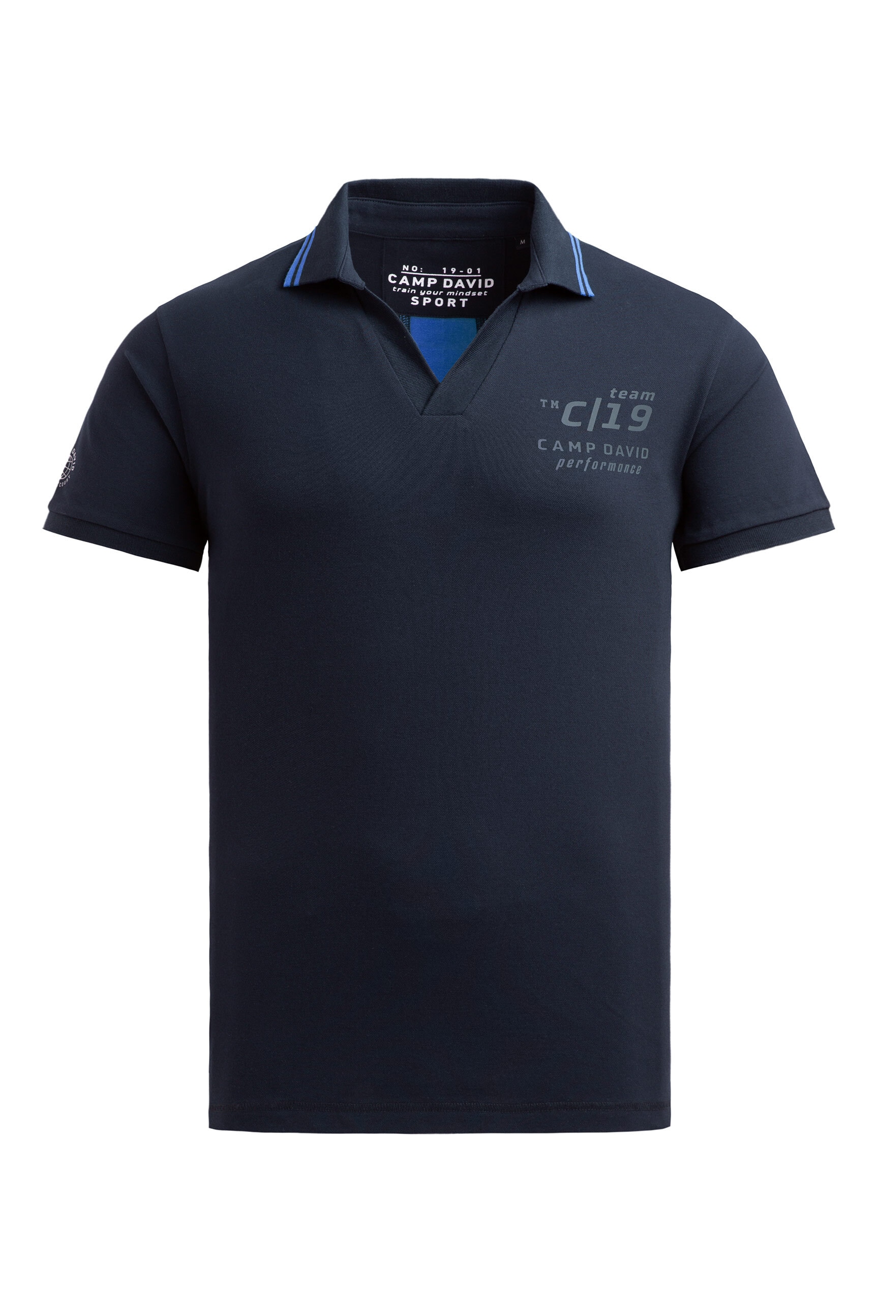 CAMP DAVID Poloshirt mit reflektierenden Details