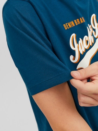 Jack & Jones JNR« Rundhalsshirt | SS COL für 2 »JJELOGO NECK TEE ▷ BAUR AW23 Junior NOOS
