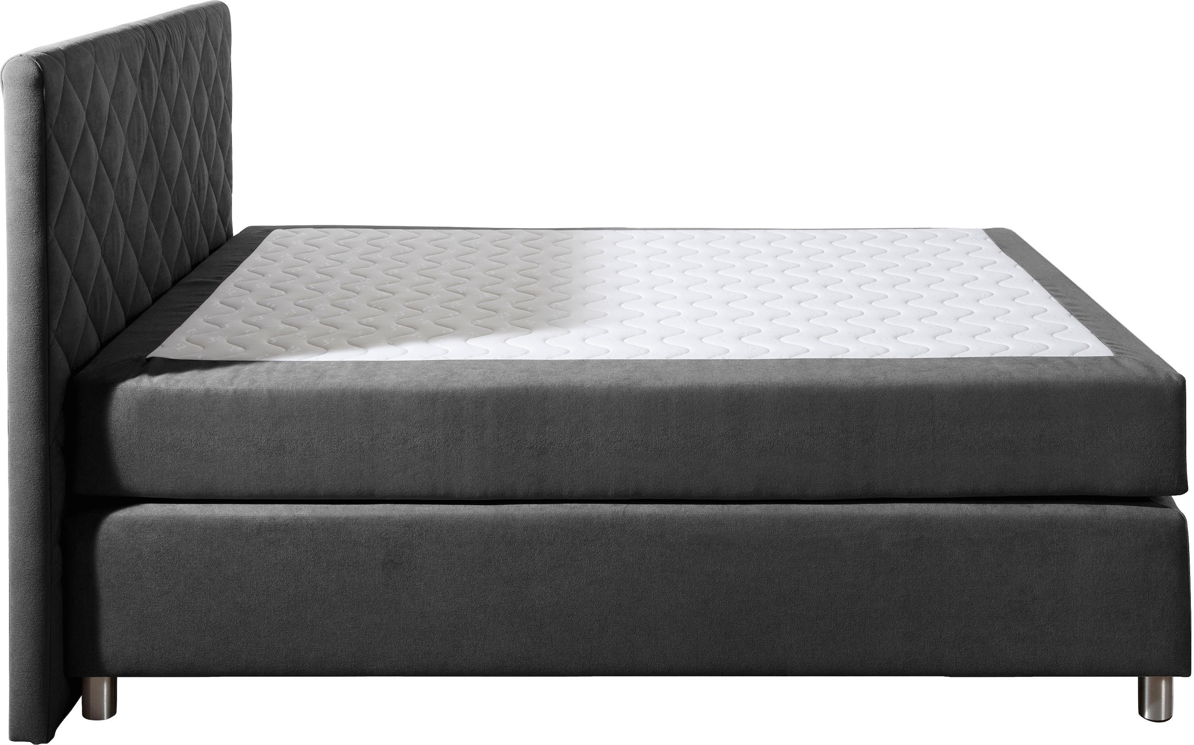 Home affaire Boxspringbett »Bernard, in verschiedenen Breiten« inkl. Topper, Matratze in H2, H3 oder H4 erhältlich