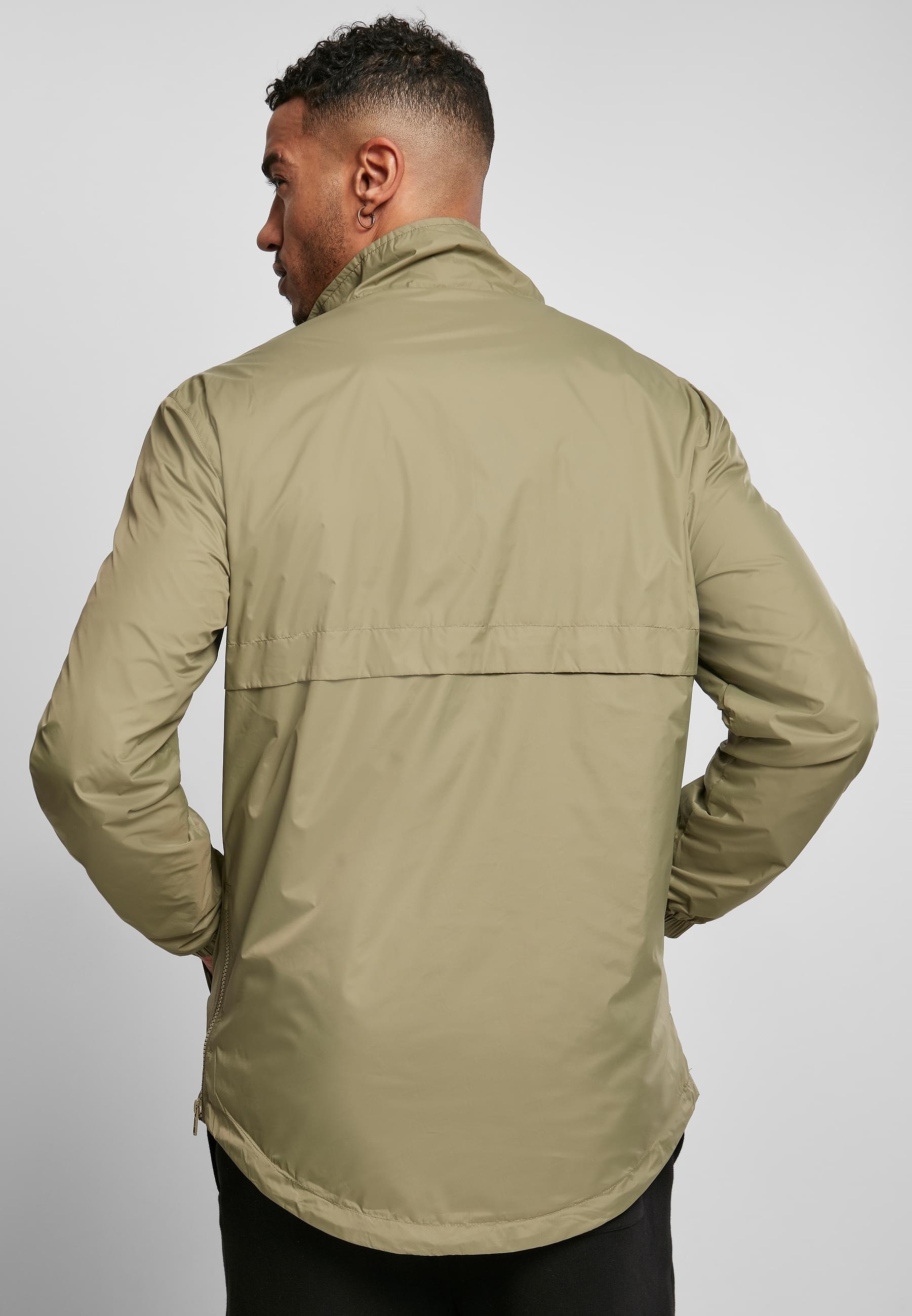 URBAN CLASSICS Allwetterjacke »Urban Classics Herren Stand Up Collar Pull Over Jacket«, (1 St.), ohne Kapuze