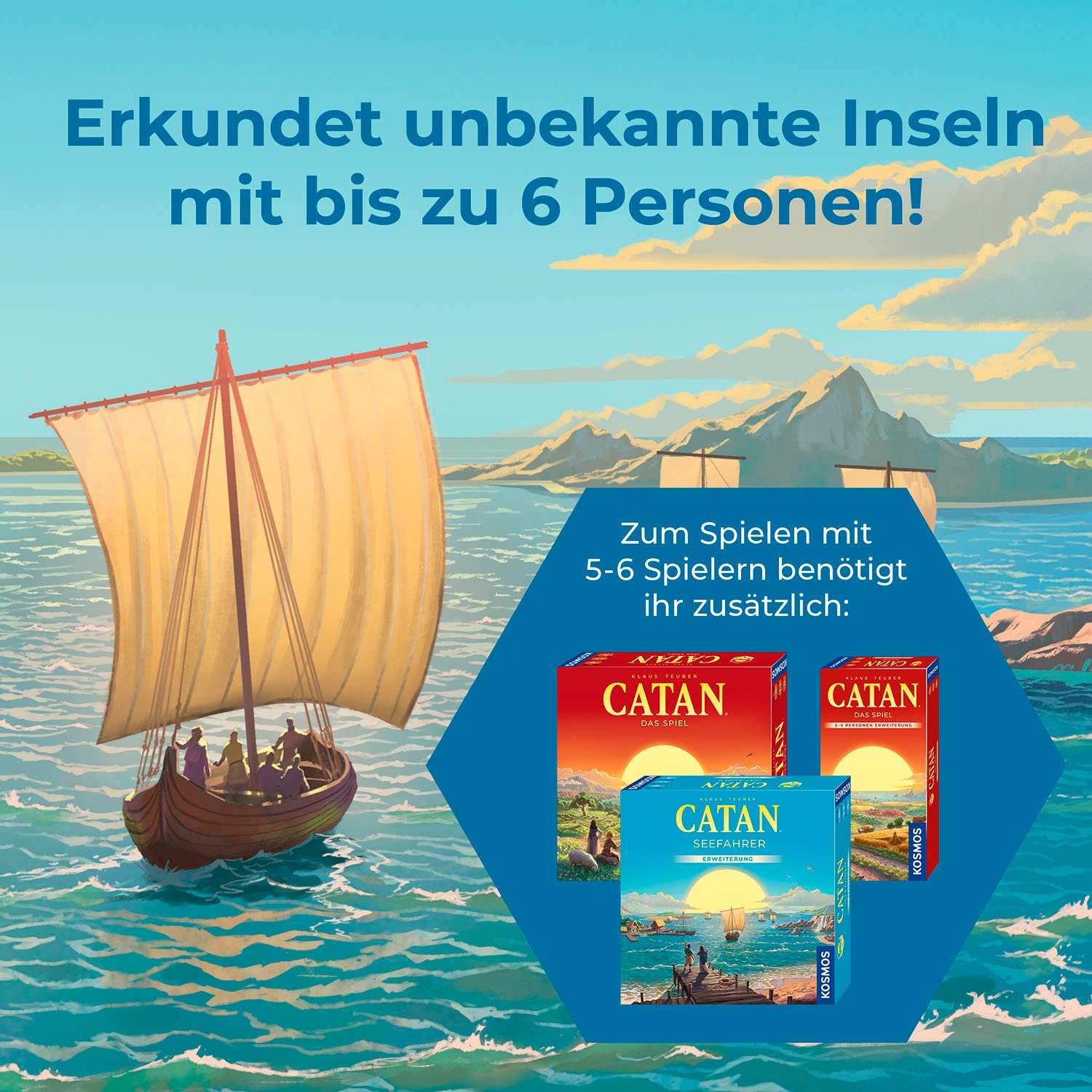 Kosmos Spiel »CATAN Seefahrer« Made in Germany