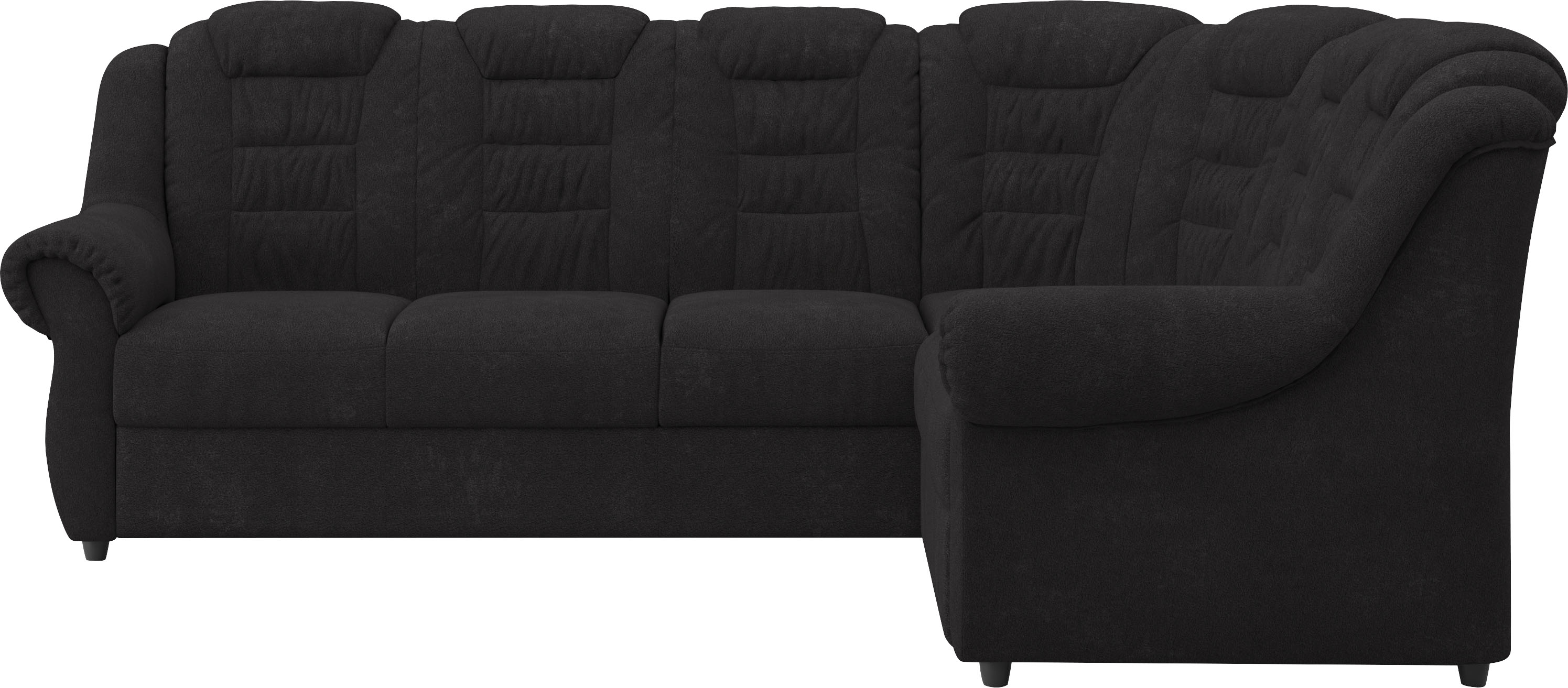 OTTO home Ecksofa "Boston L-Form" mit hoher Rückenlehne, wahlweise mit Schlaffunktion & Stauraum