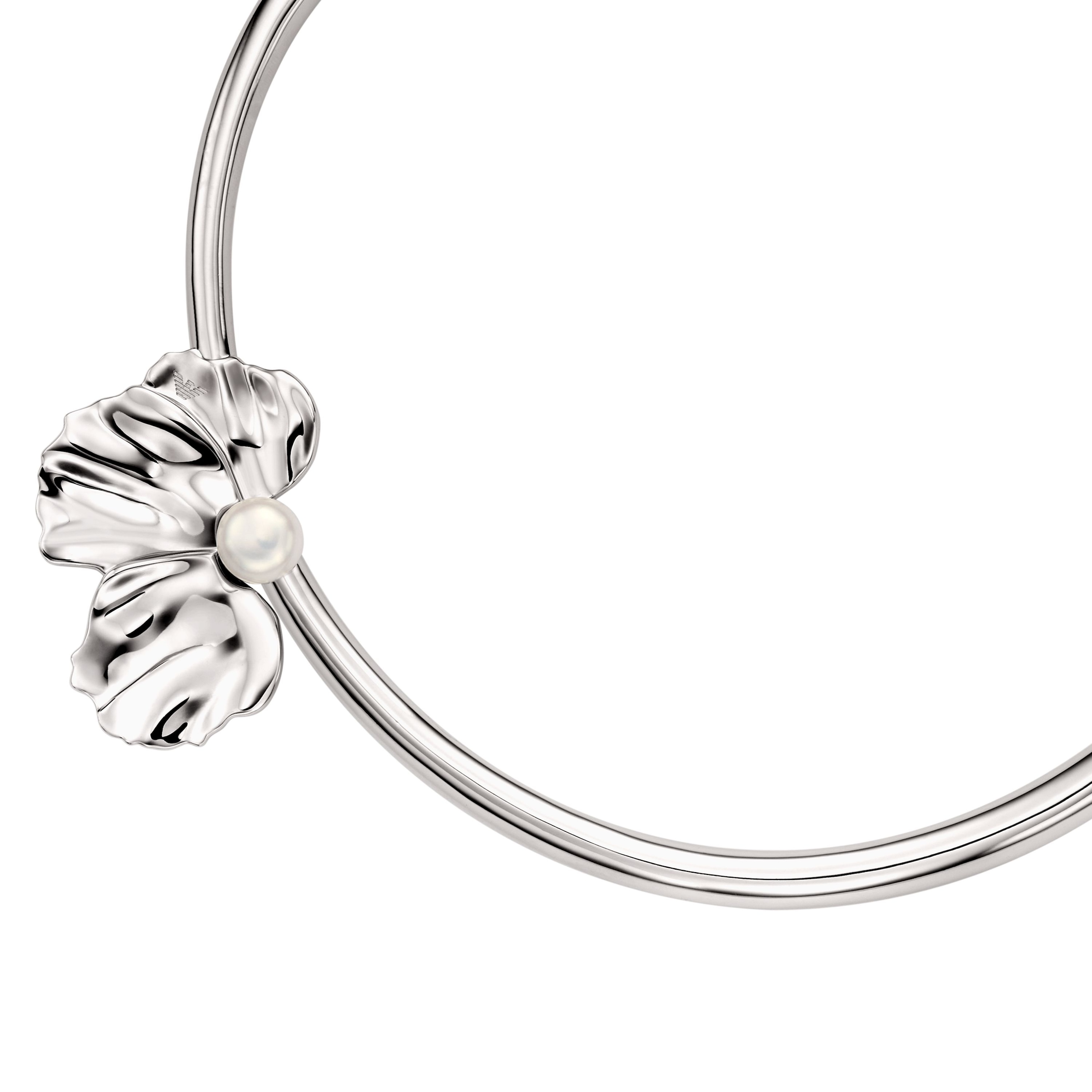 Emporio Armani Halsreif »Schmuck Geschenk Metall« mit Süßwasserzuchtperle