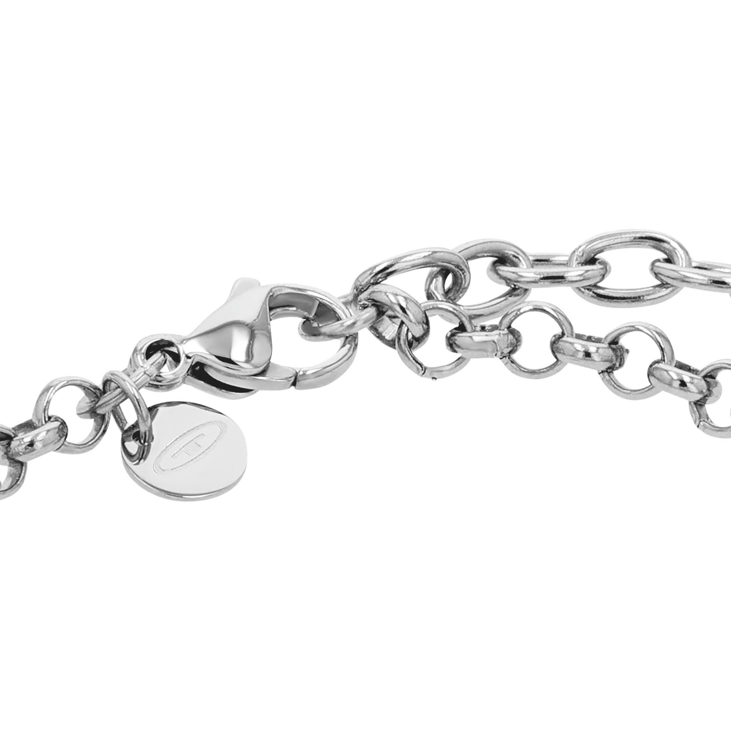 TOM TAILOR Armband »Schmuck Geschenk Edelstahl Herz« mit Kristallglas