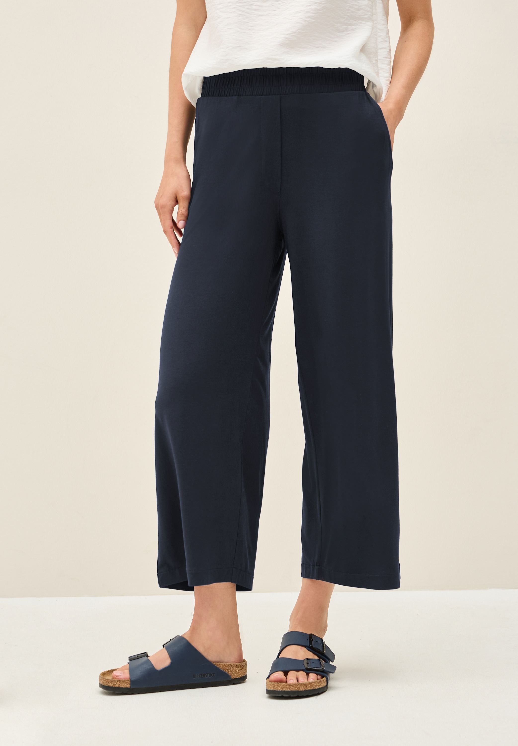 Cecil Stoffhose, in Unifarbe günstig online kaufen