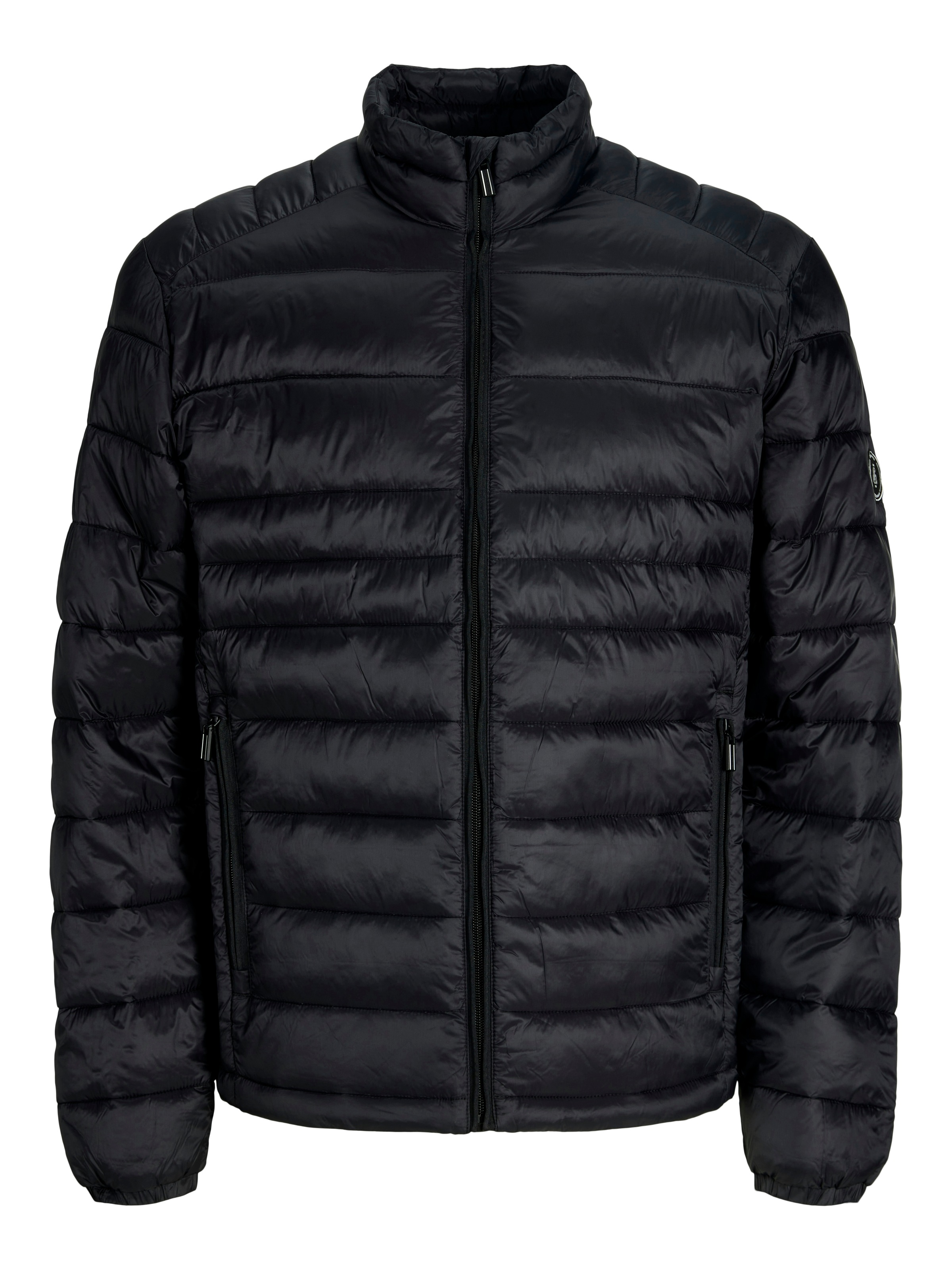Jack & Jones Steppjacke "Jjekingsley Light Puffer Collar Noos" Kunstfaser, Mit Stehkragen