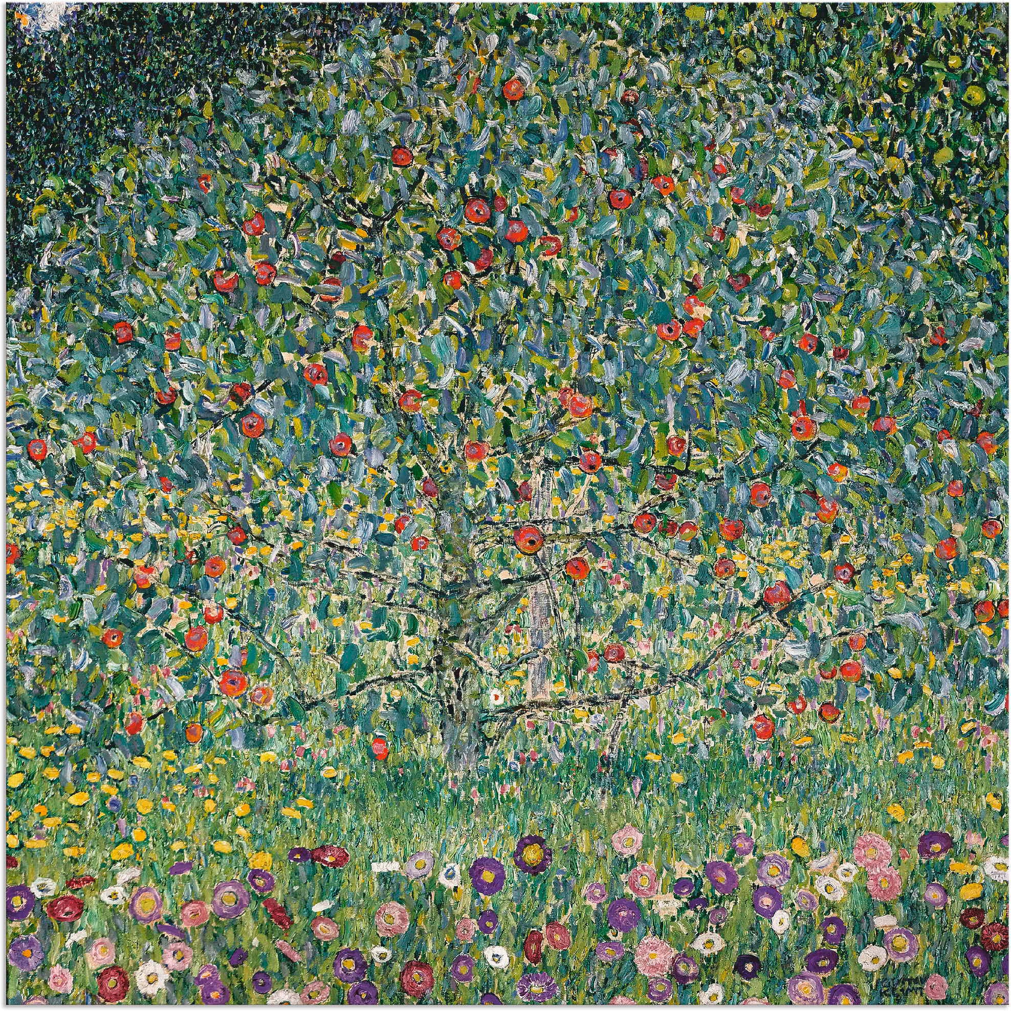 Artland Wandbild "Apfelbaum I. 1912" Bäume 1 Stk. tlg. als Alubild, Outdoor günstig online kaufen