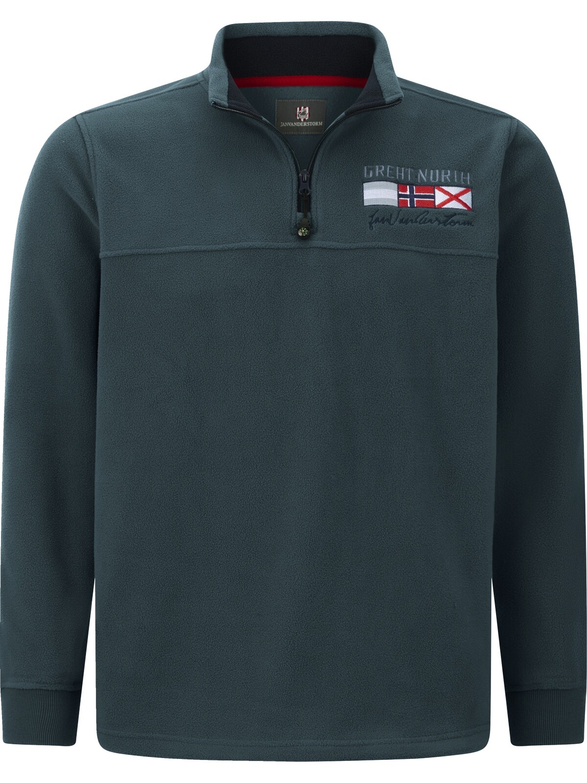 Jan Vanderstorm Fleecepullover "Fleece-Sweatshirt SIETSE" günstig online kaufen