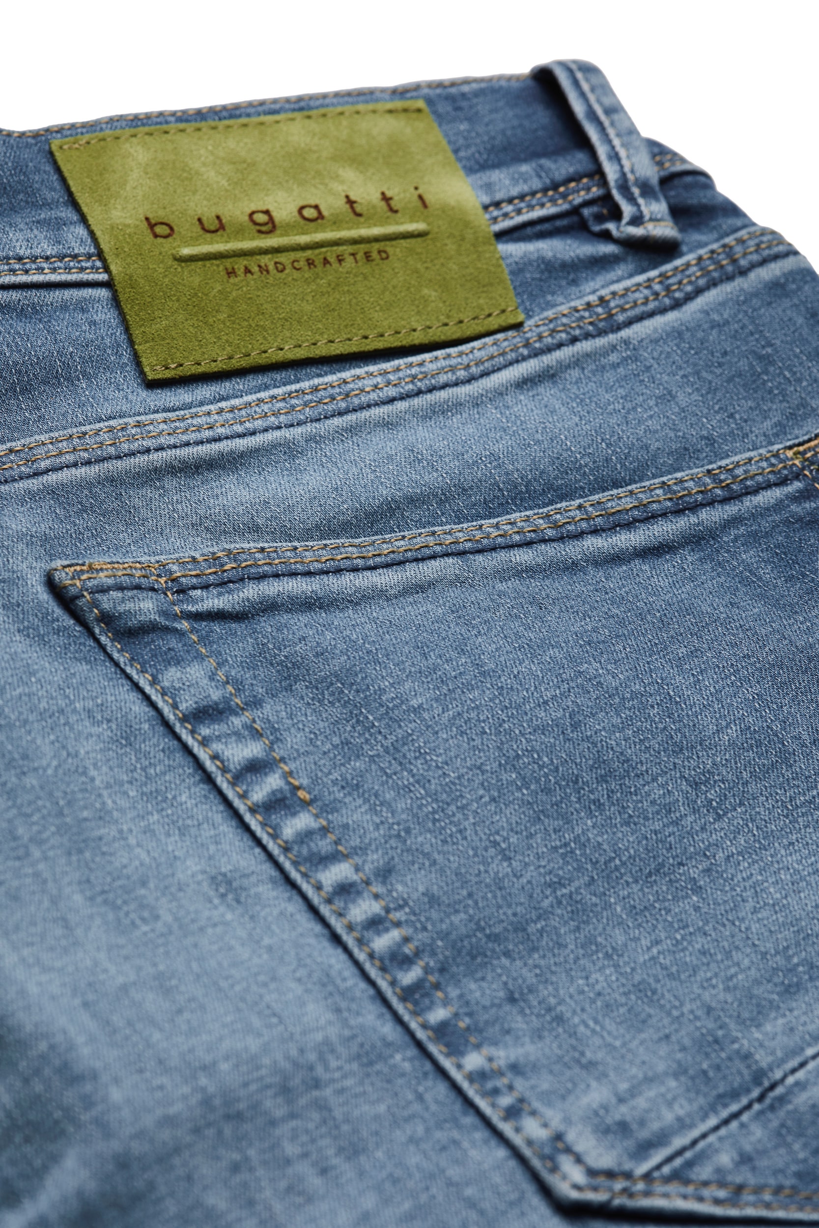 bugatti 5-Pocket-Jeans, im Used-Look