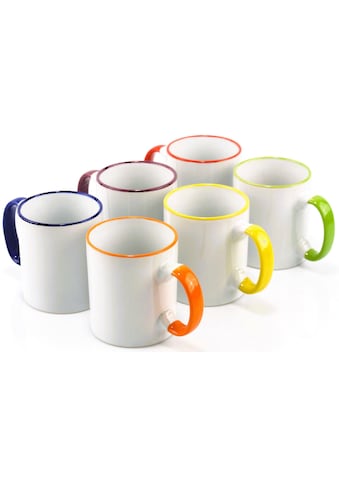 Becher »RAINBOW«, (Set, 6 tlg., 6teilig)