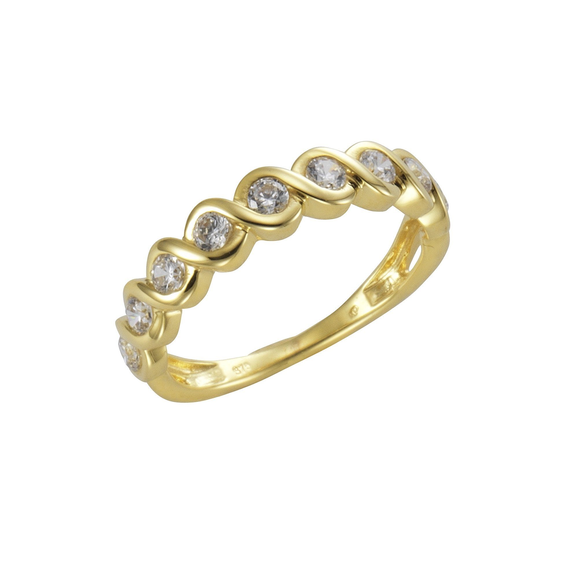 CELESTA Fingerring »375/- Gelbgold Zirkonia« kaufen